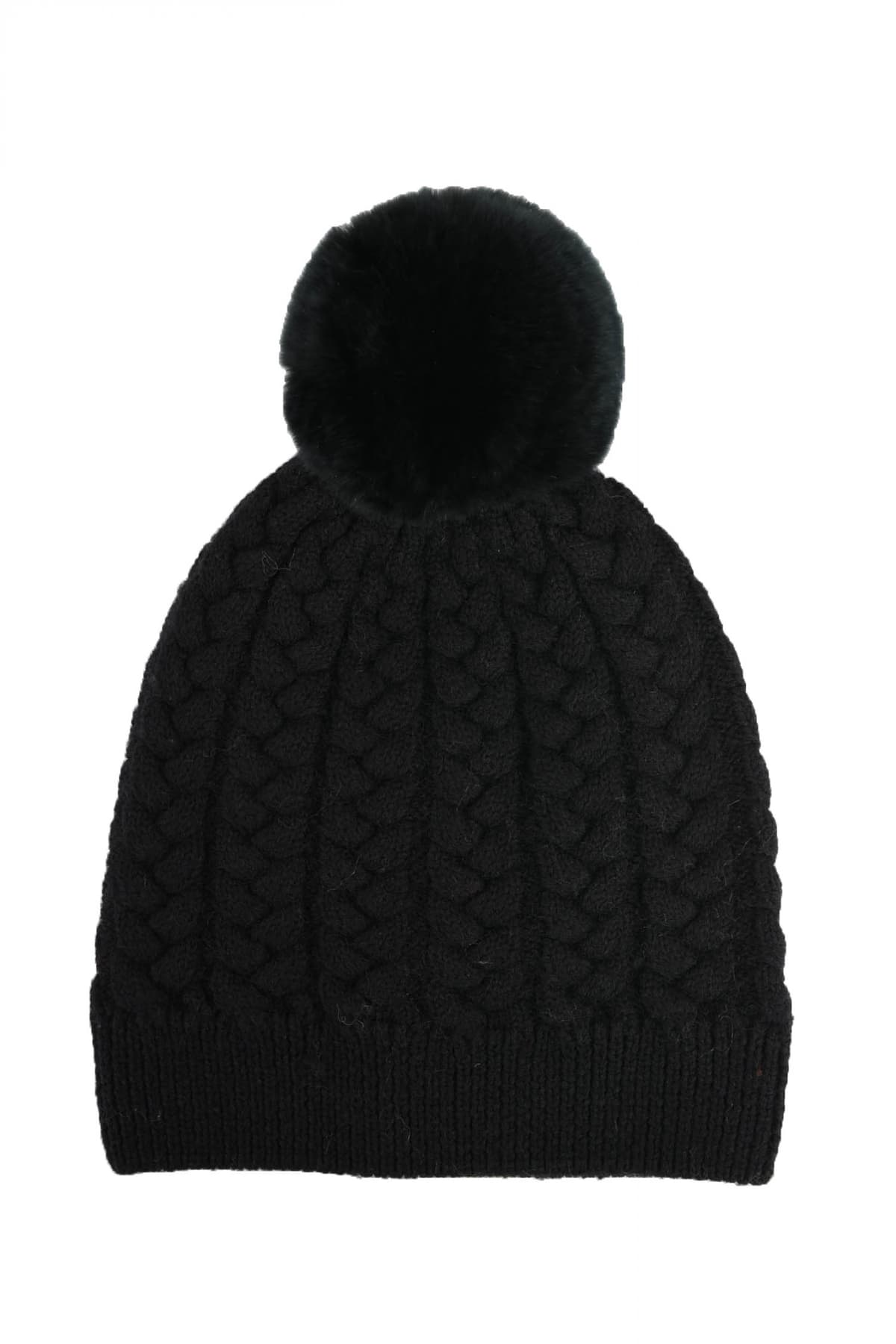 MARELLA ΣΚΟΥΦΟΣ ΠΛΕΚΤΟ BOLLA ΜΑΥΡΟ