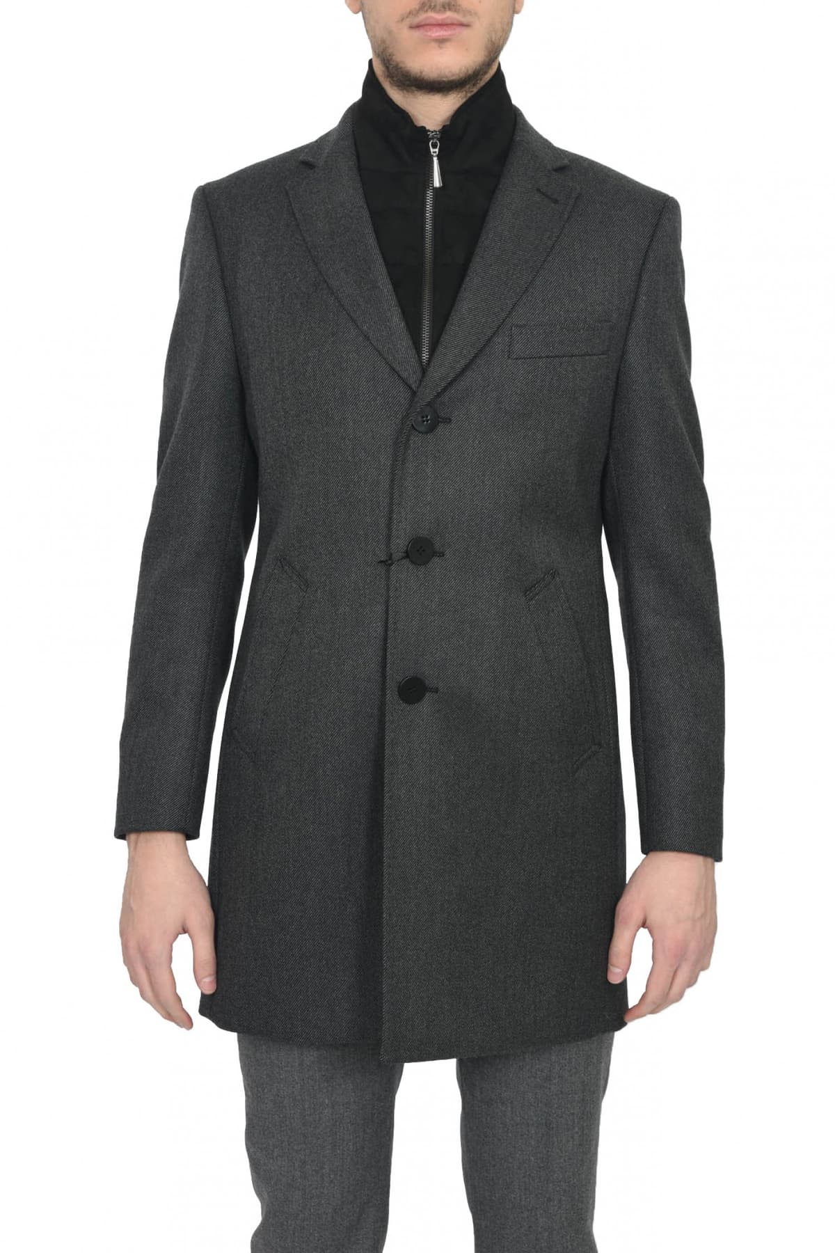 TOM FRANK ΠΑΛΤΟ ΑΠΟΣΠΩΜΕΝΟΣ ΘΩΡΑΚΑΣ SEVEN ΓΚΡΙ