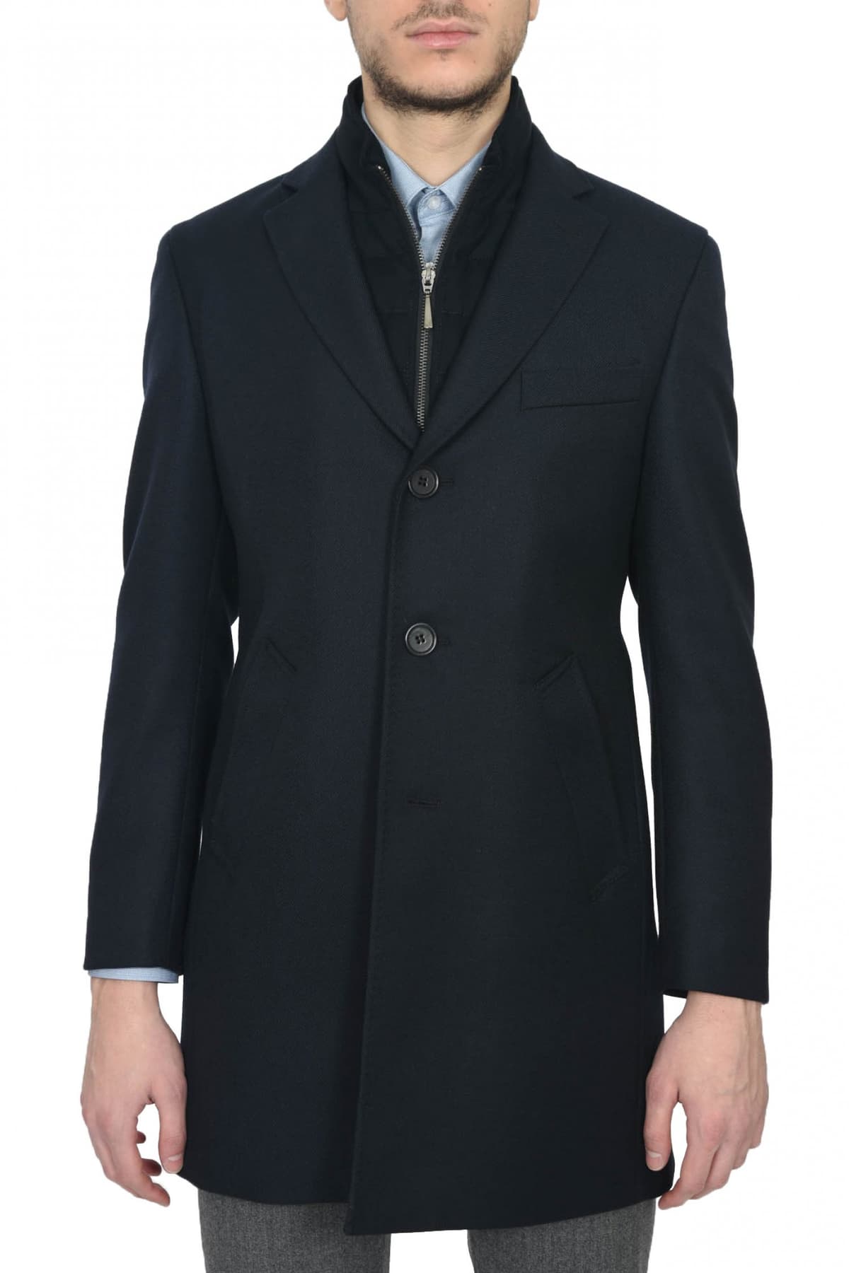 TOM FRANK ΠΑΛΤΟ ΑΠΟΣΠΩΜΕΝΟΣ ΘΩΡΑΚΑΣ SEVEN ΓΚΡΙ