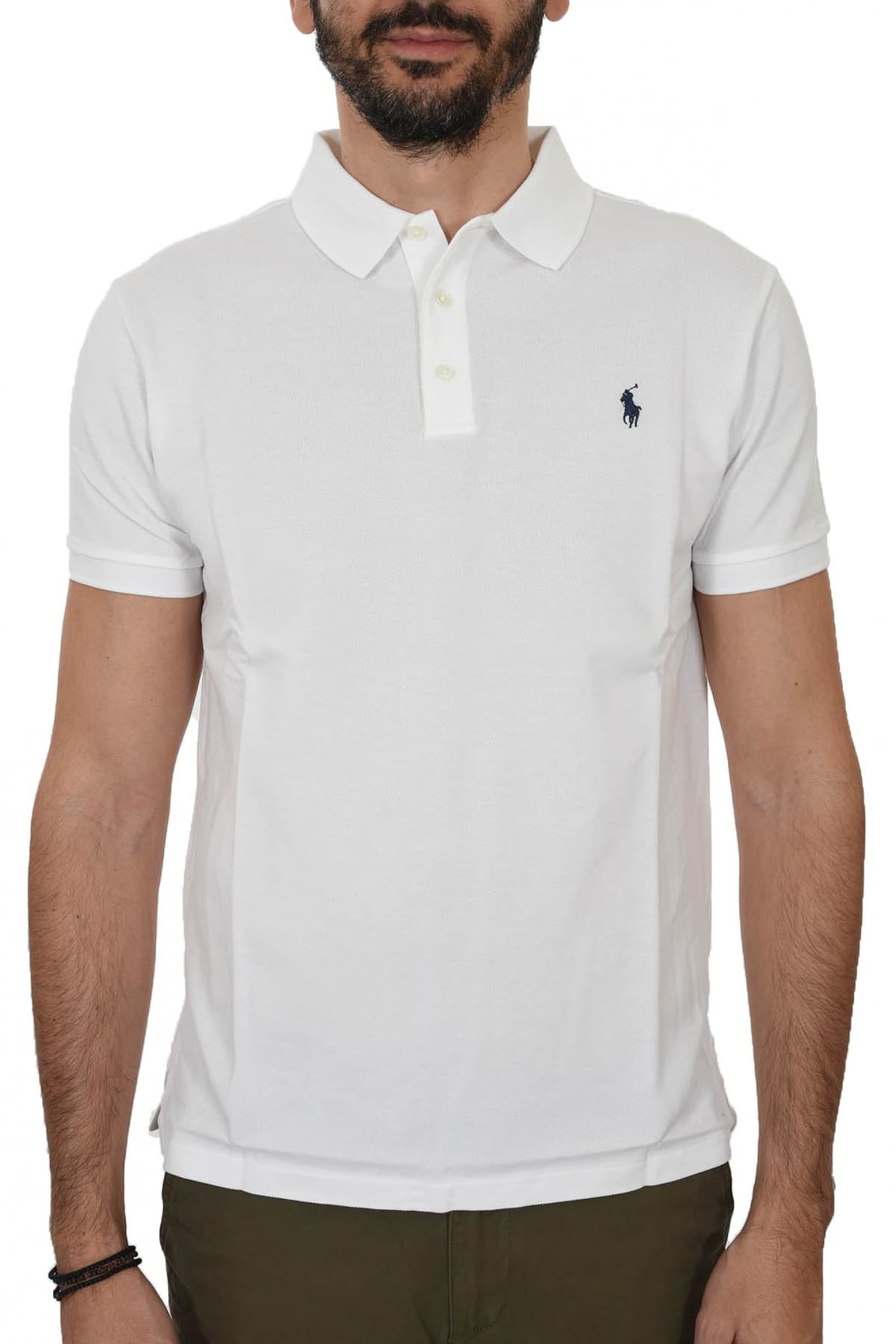 Men's Polo Shirts Ralph Lauren White