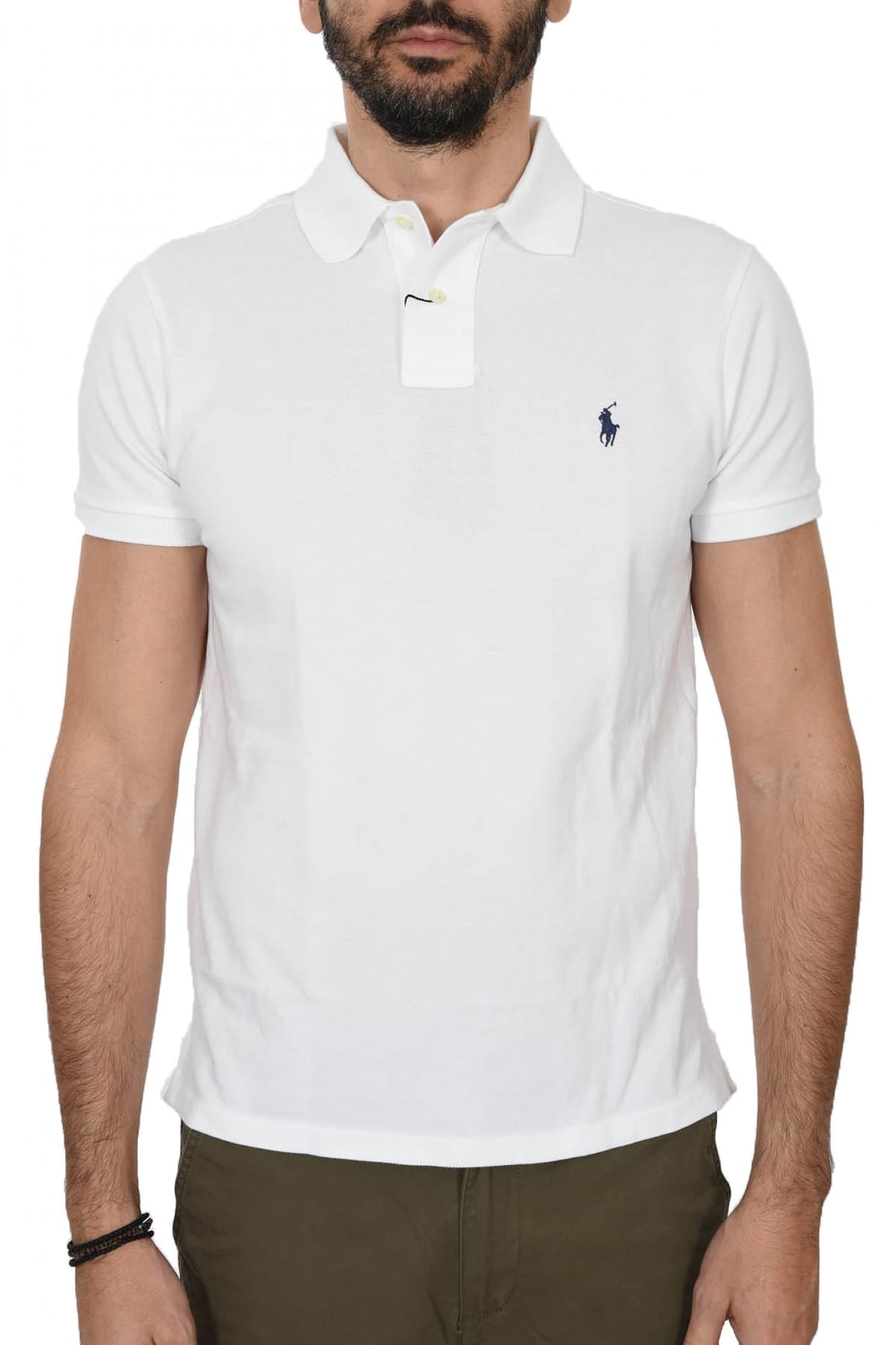 Men's Polo Shirts Ralph Lauren White