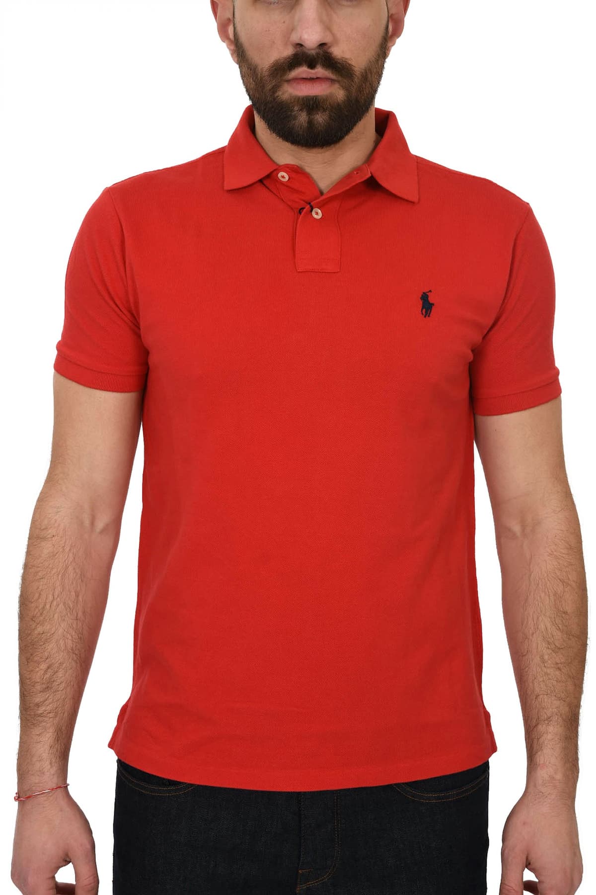 RALPH LAUREN POLO CUSTOM SLIM FIT BSR ΚΟΚΚΙΝΟ