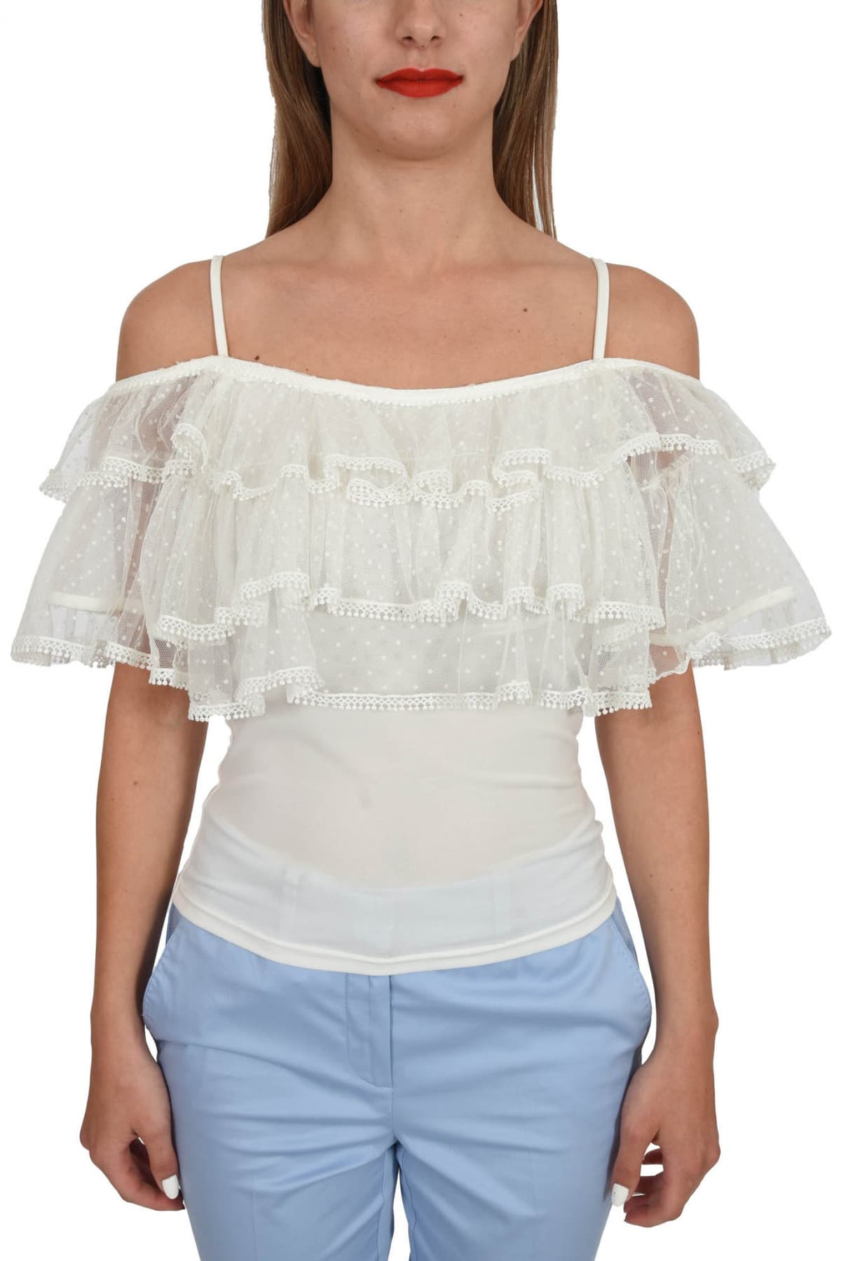 Women's Tops Twins White