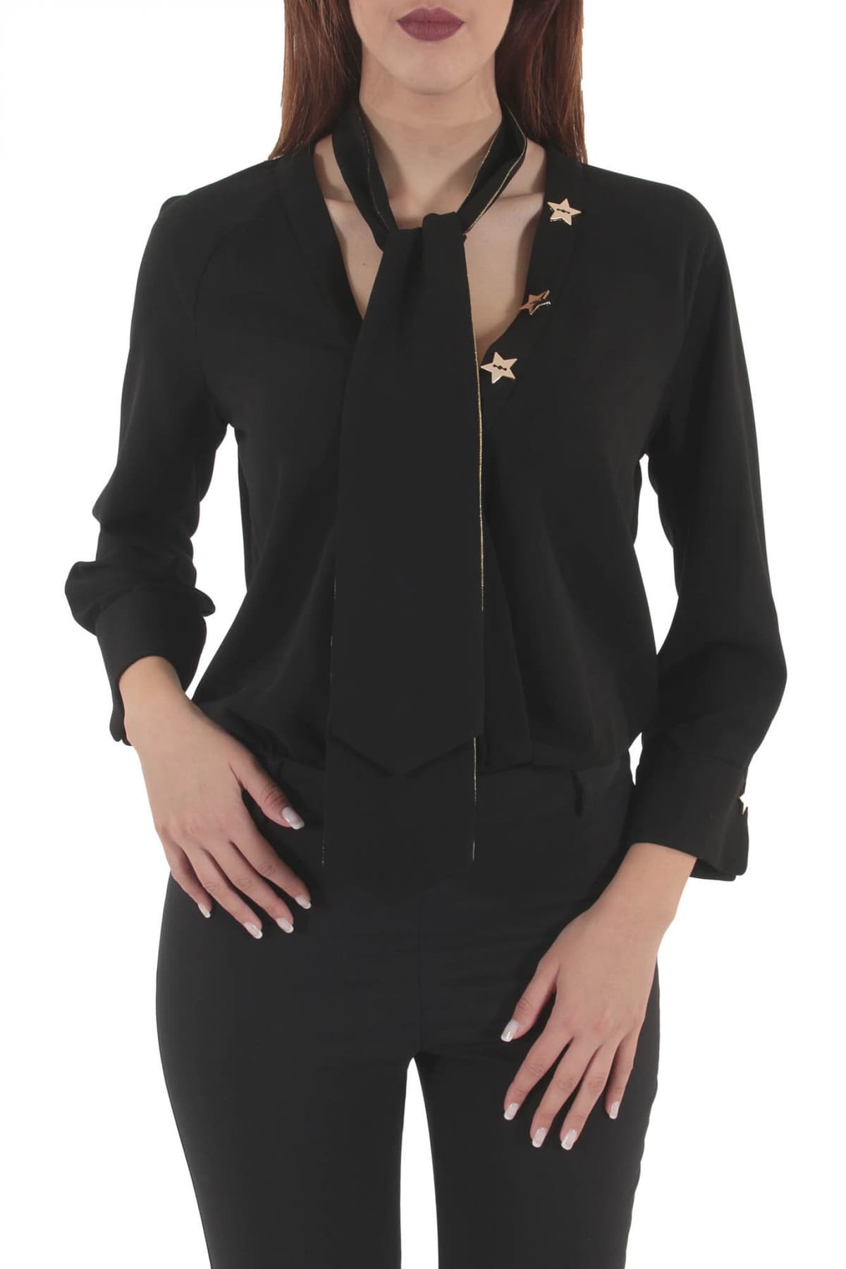 Women's Tops Twins Black