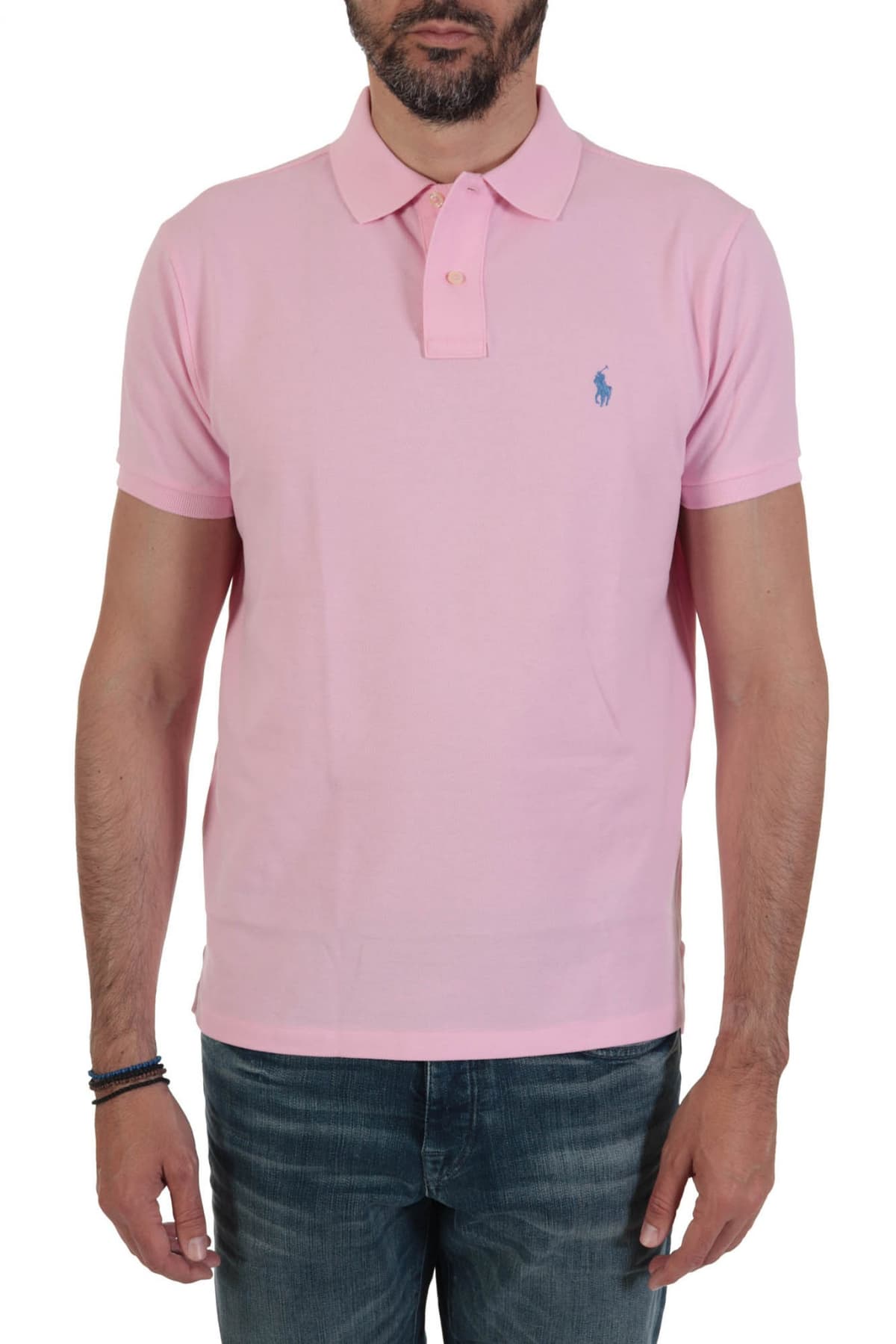 RALPH LAUREN POLO CUSTOM SLIM FIT BSR ΡΟΖ