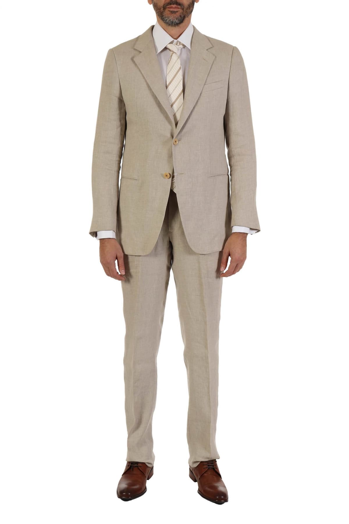 ARMANI COLLEZIONI ΚΟΣΤΟΥΜΙ ΔΙΚΟΥΜΠΟ ΡΙΓΕ ΓΚΡΙ