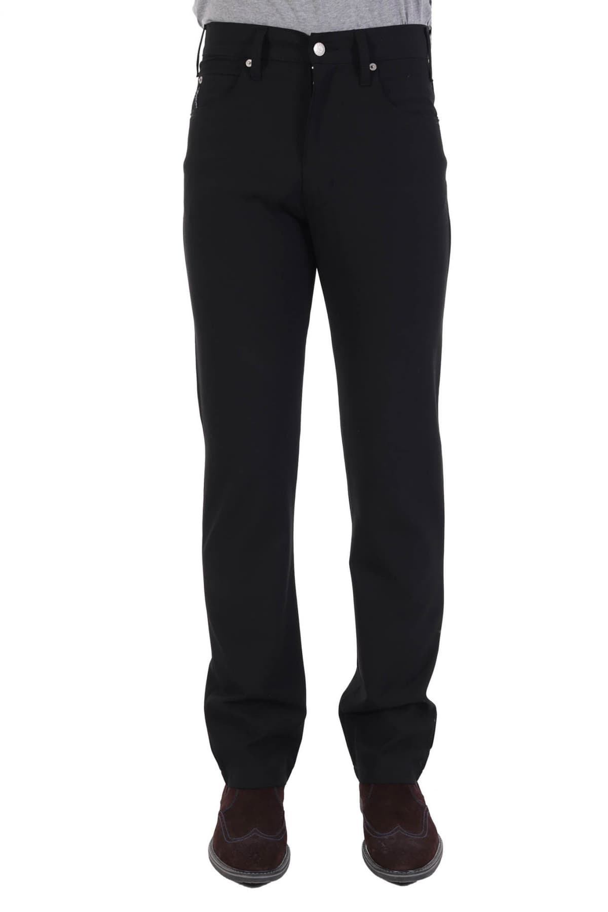 ARMANI JEANS ΠΑΝΤΕΛΟΝΙ 5ΤΣΕΠΟ COMFORT FIT ΜΑΥΡΟ