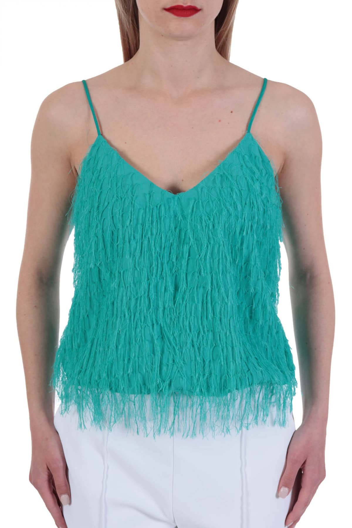 PINKO TOP SFARZOZO ΤΙΡΑΝΤΑ ΚΡΟΣΣΙΑ ΠΡΑΣΙΝΟ