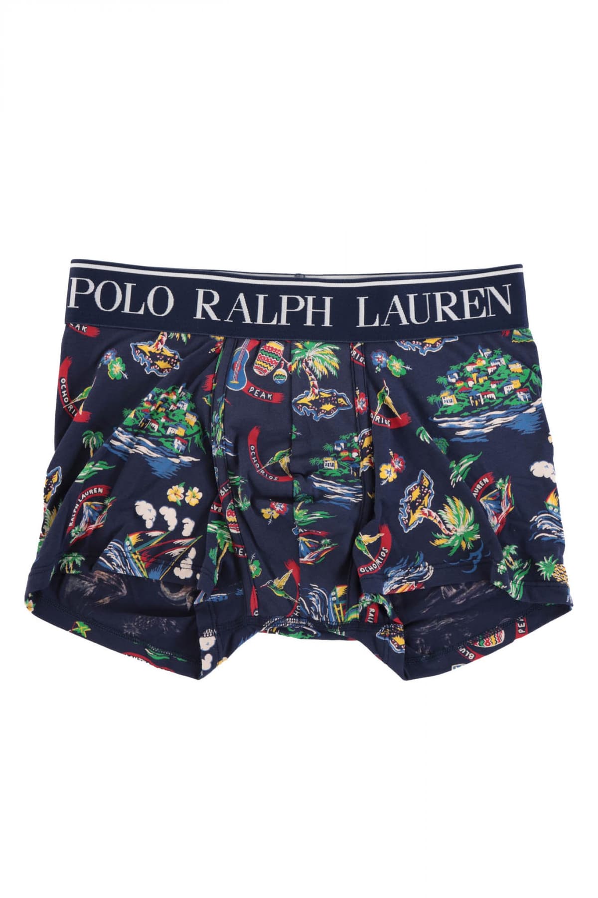 RALPH LAUREN ΕΣΩΡΟΥΧΟ BOXER ΜΕ MEXICO ALL OVER PRINT ΜΠΛΕ