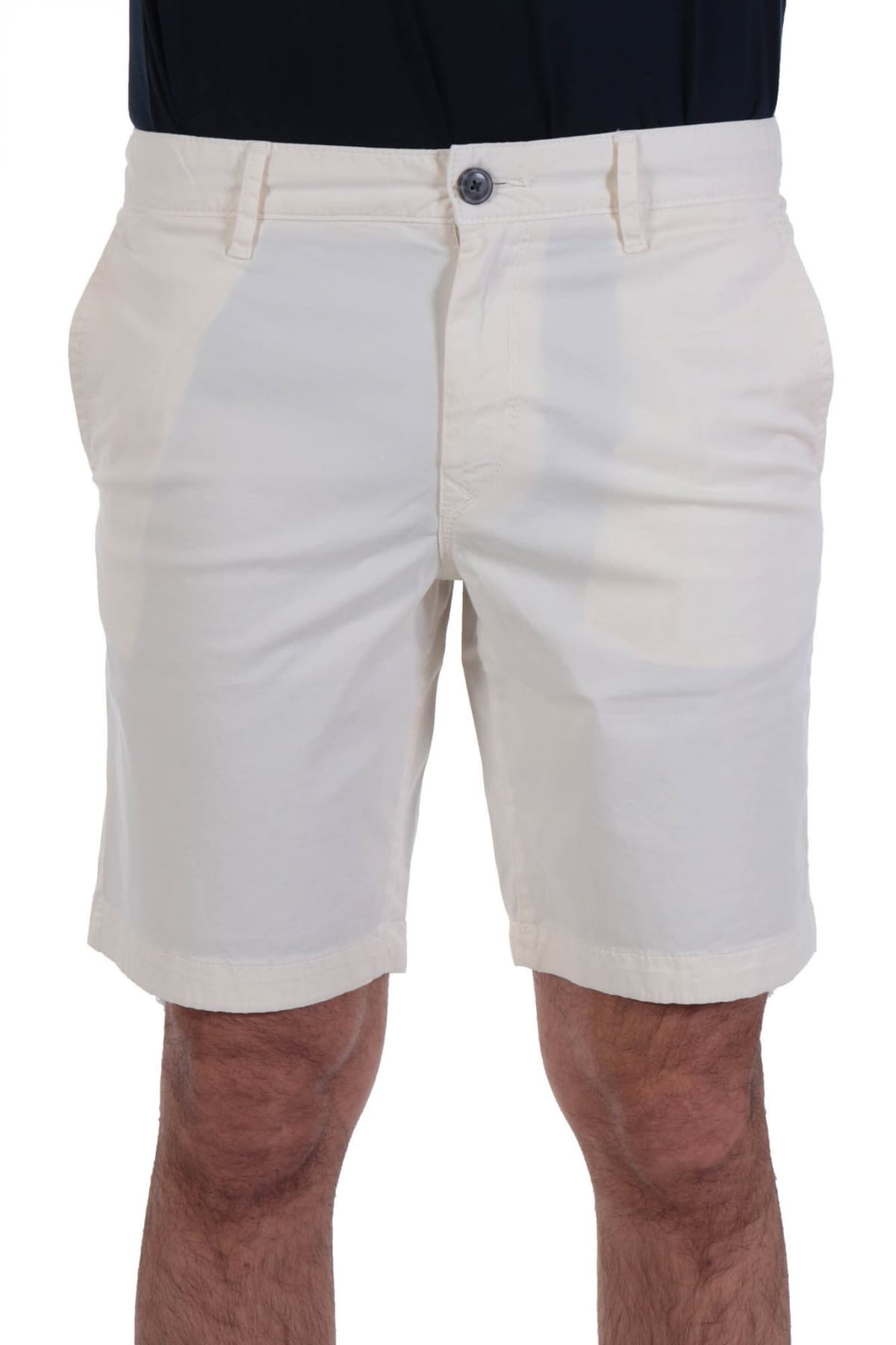 BOSS ΒΕΡΜΟΥΔΑ SCHINO SLIM FIT ΥΠΟΛΕΥΚΟ