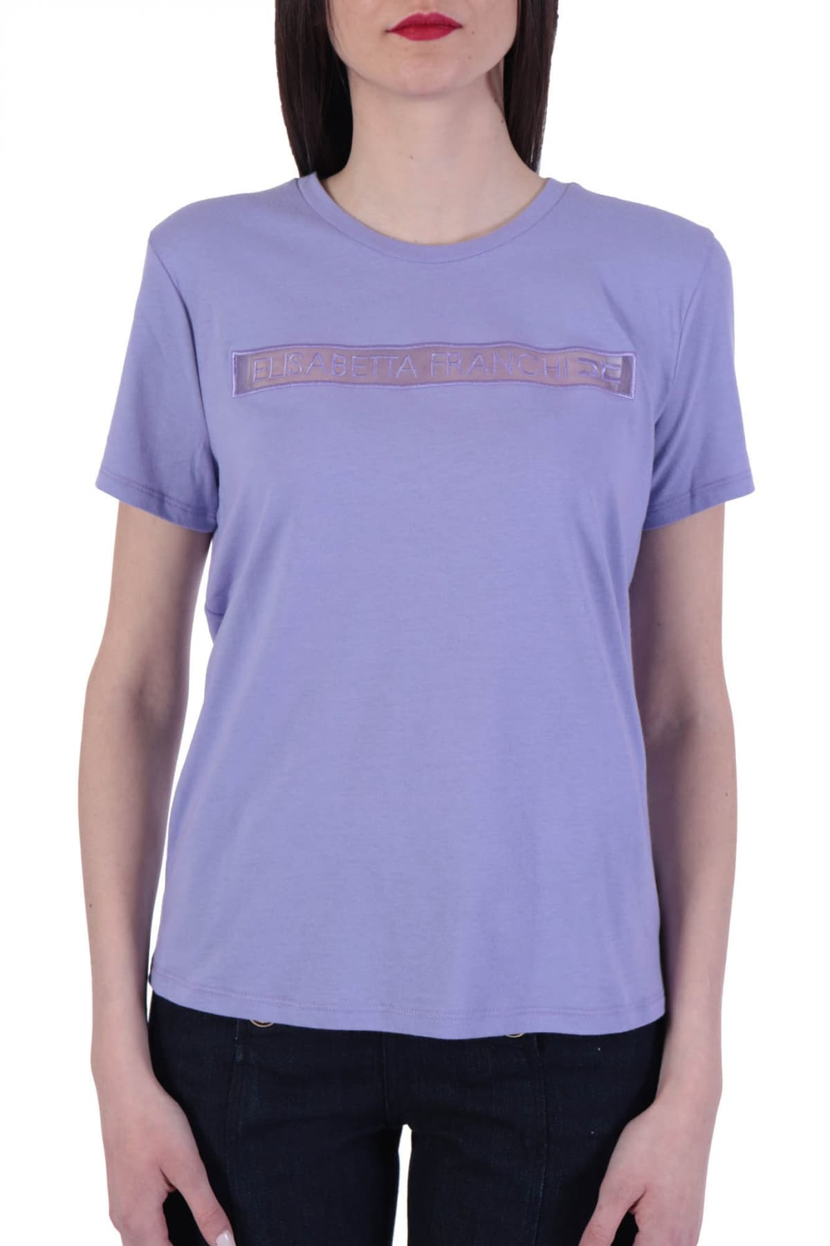 ELISABETTA FRANCHI T-SHIRT LOGO ΛΕΒΑΝΤΑ