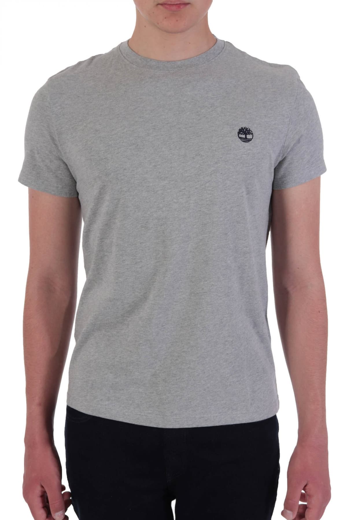 TIMBERLAND T-SHIRT CREW NECK DUN-RIVER SLIM FIT ΓΚΡΙ