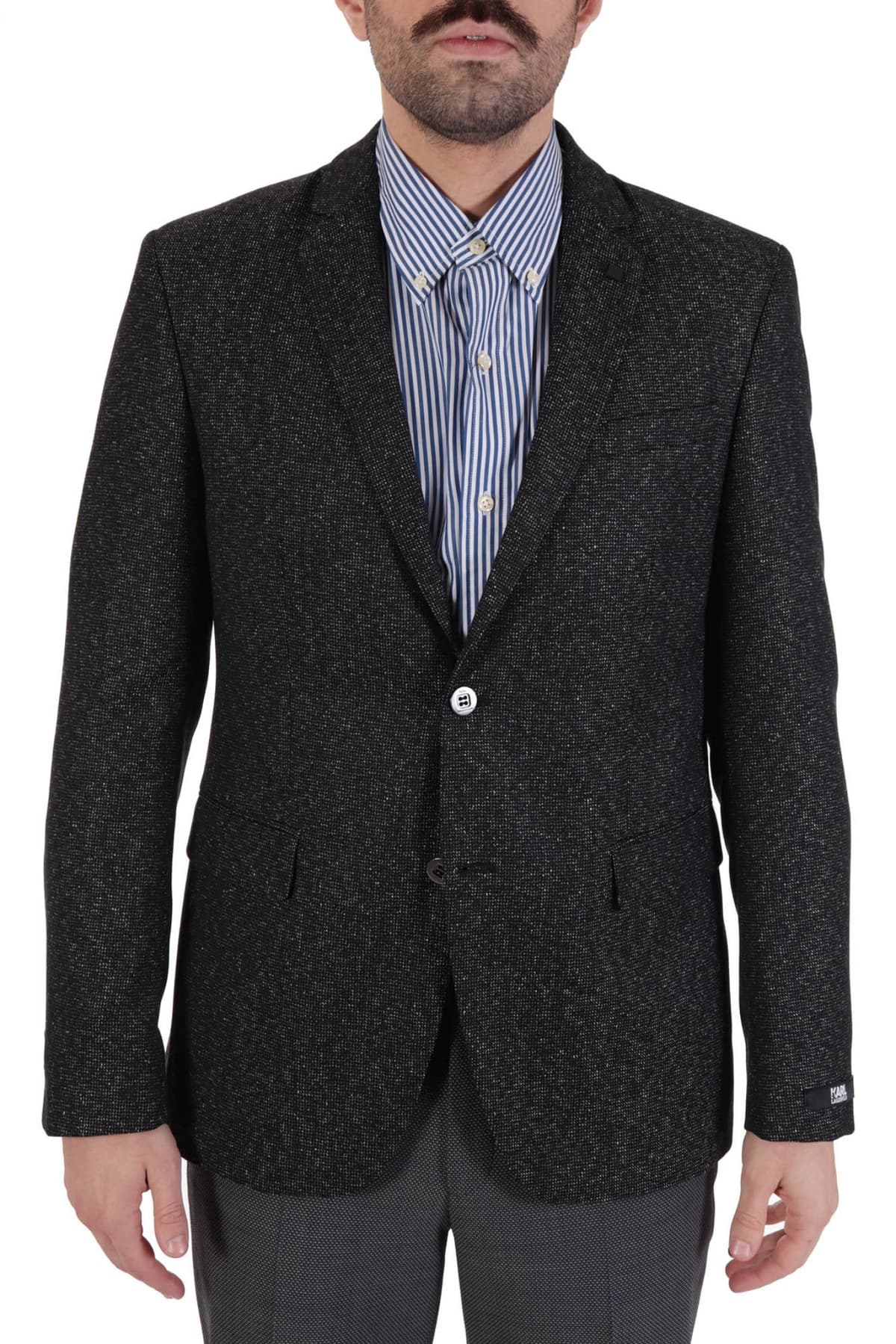 Men's Blazers Karl Lagerfeld Black