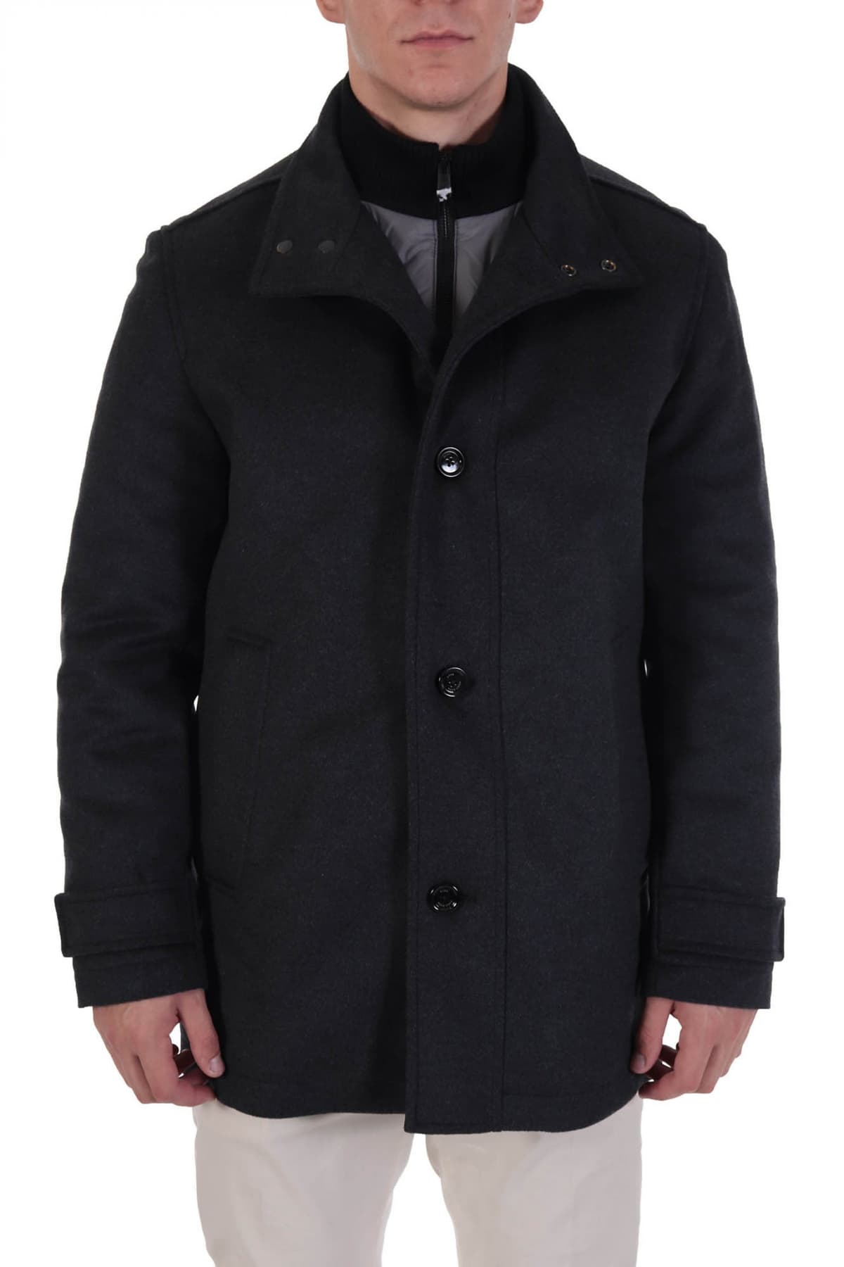 BOSS ΗΜΙΠΑΛΤΟ ΘΩΡΑΚΑΣ COXTAN11 ΓΚΡΙ