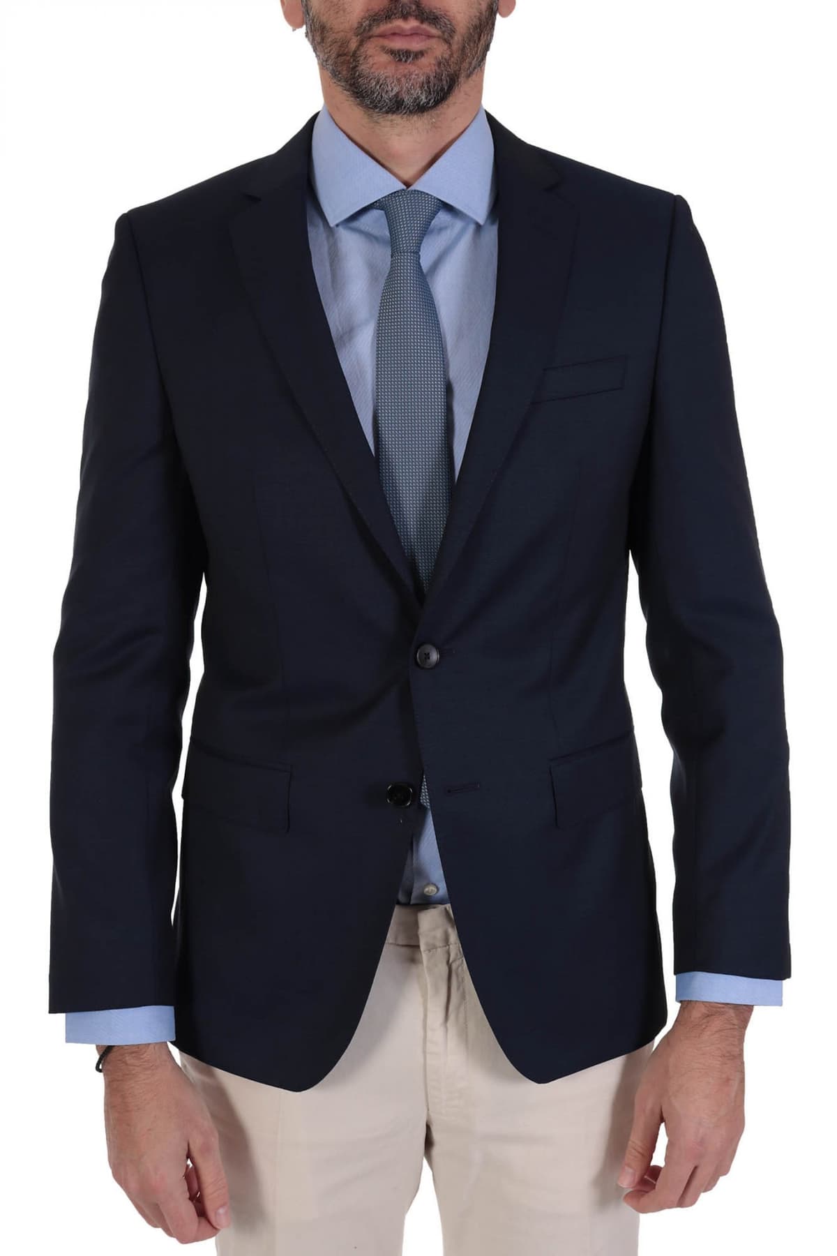 BOSS ΣΑΚΑΚΙ HUGE6 SLIM FIT ΜΠΛΕ