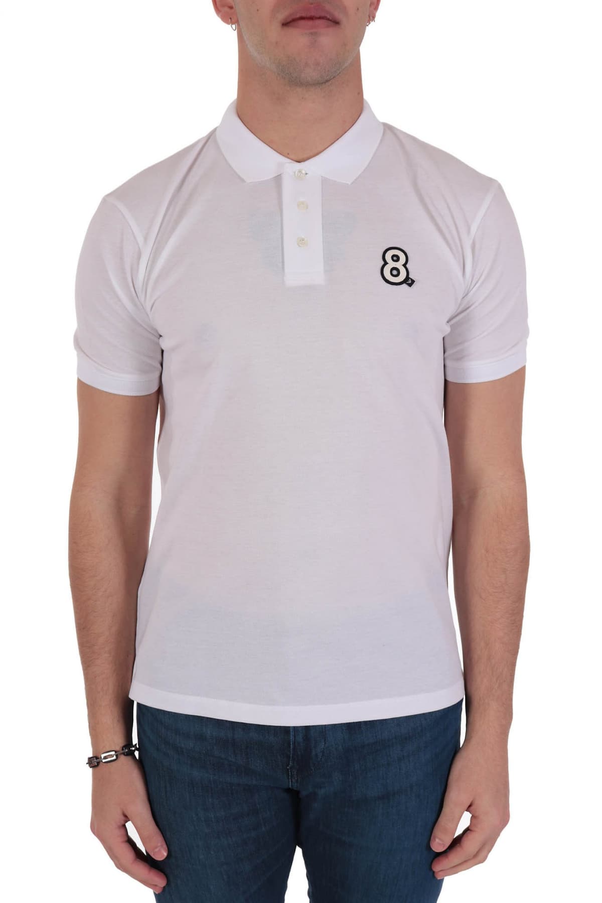 Men's Polo Shirts Emporio Armani White