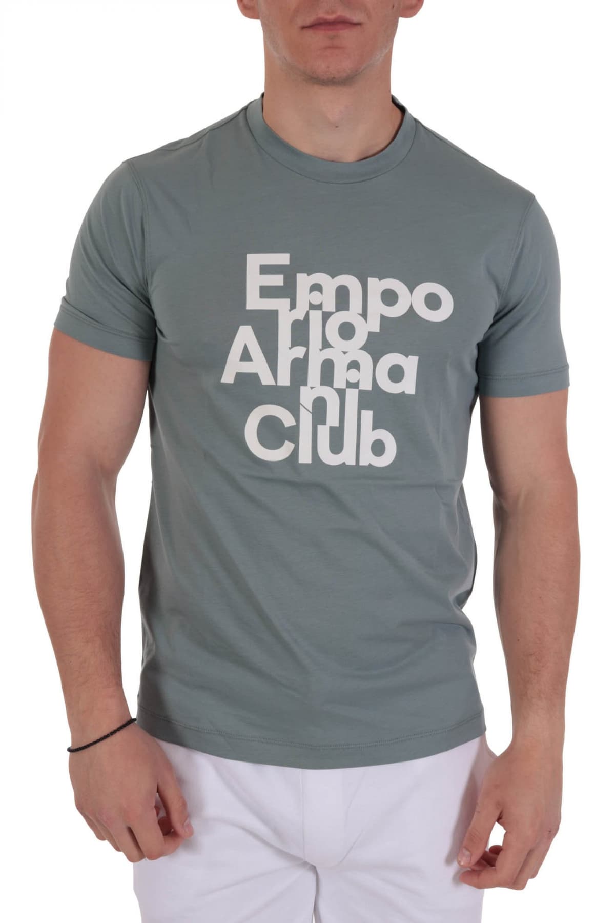 Men's T-Shirts Emporio Armani Green