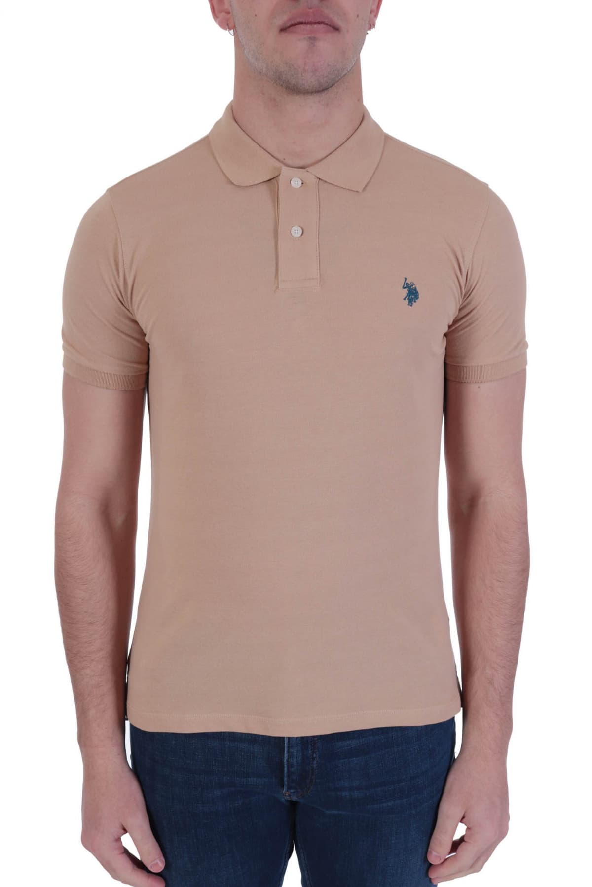 Men's Polo Shirts U.S. Polo Assn Beige