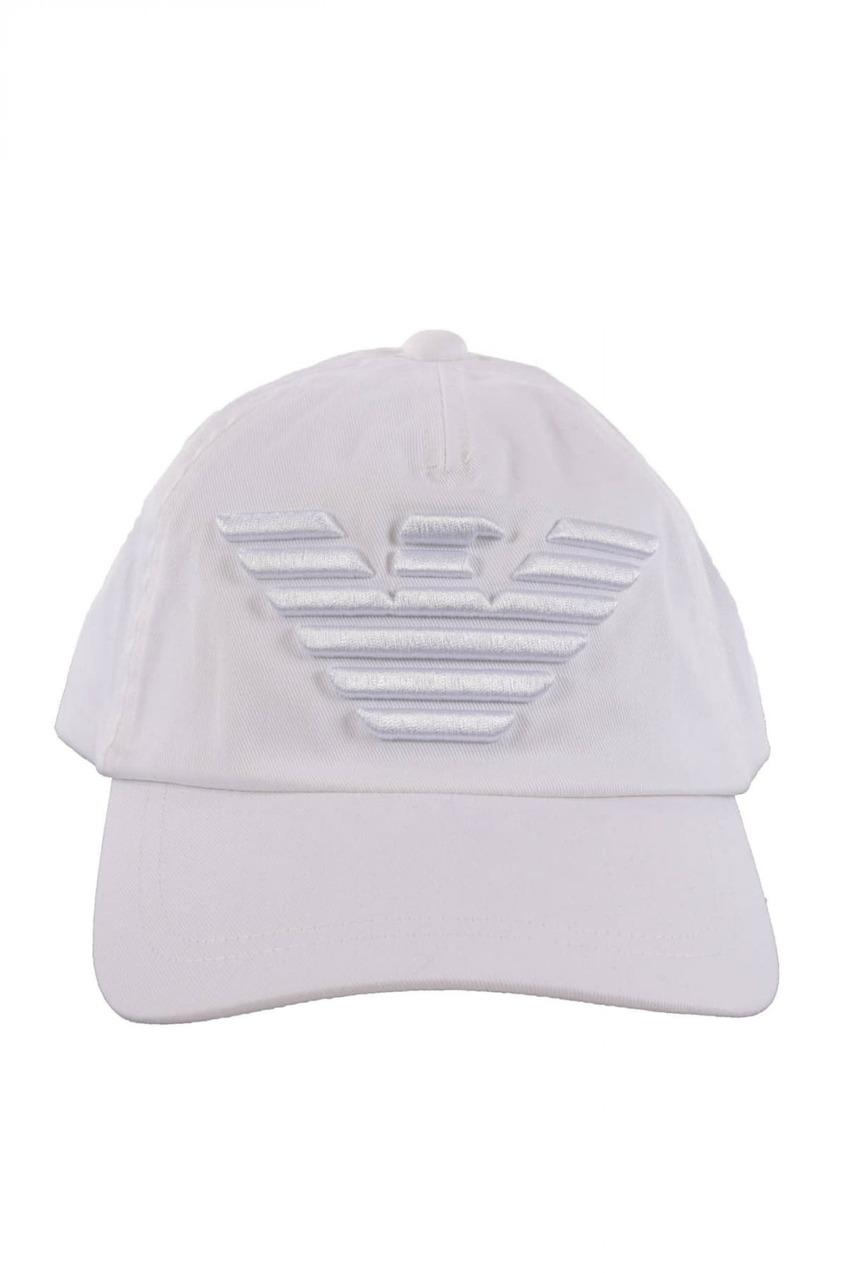 EMPORIO ARMANI ΚΑΠΕΛΟ LOGO ΛΕΥΚΟ