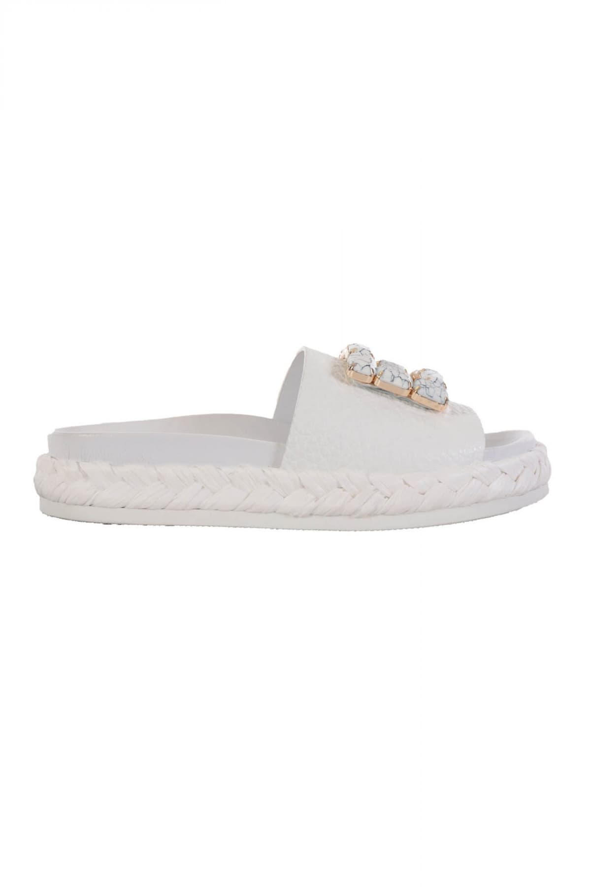 Women's Flip Flops Ras White