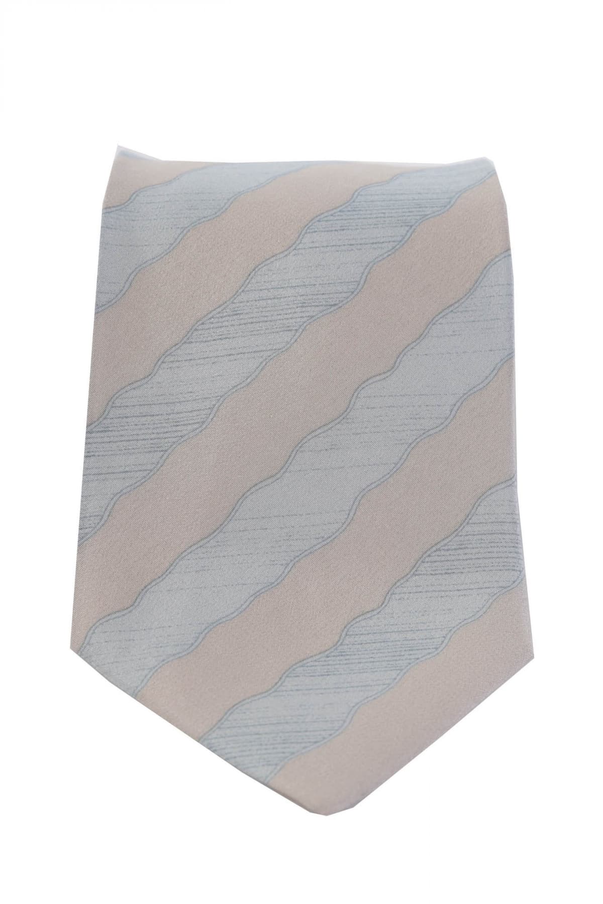 GIORGIO ARMANI ΓΡΑΒΑΤΑ 9,5CM ΡΙΓΕ ΣΧΕΔΙΑΣΤΗ ΓΚΡΙ-ΣΙΕΛ