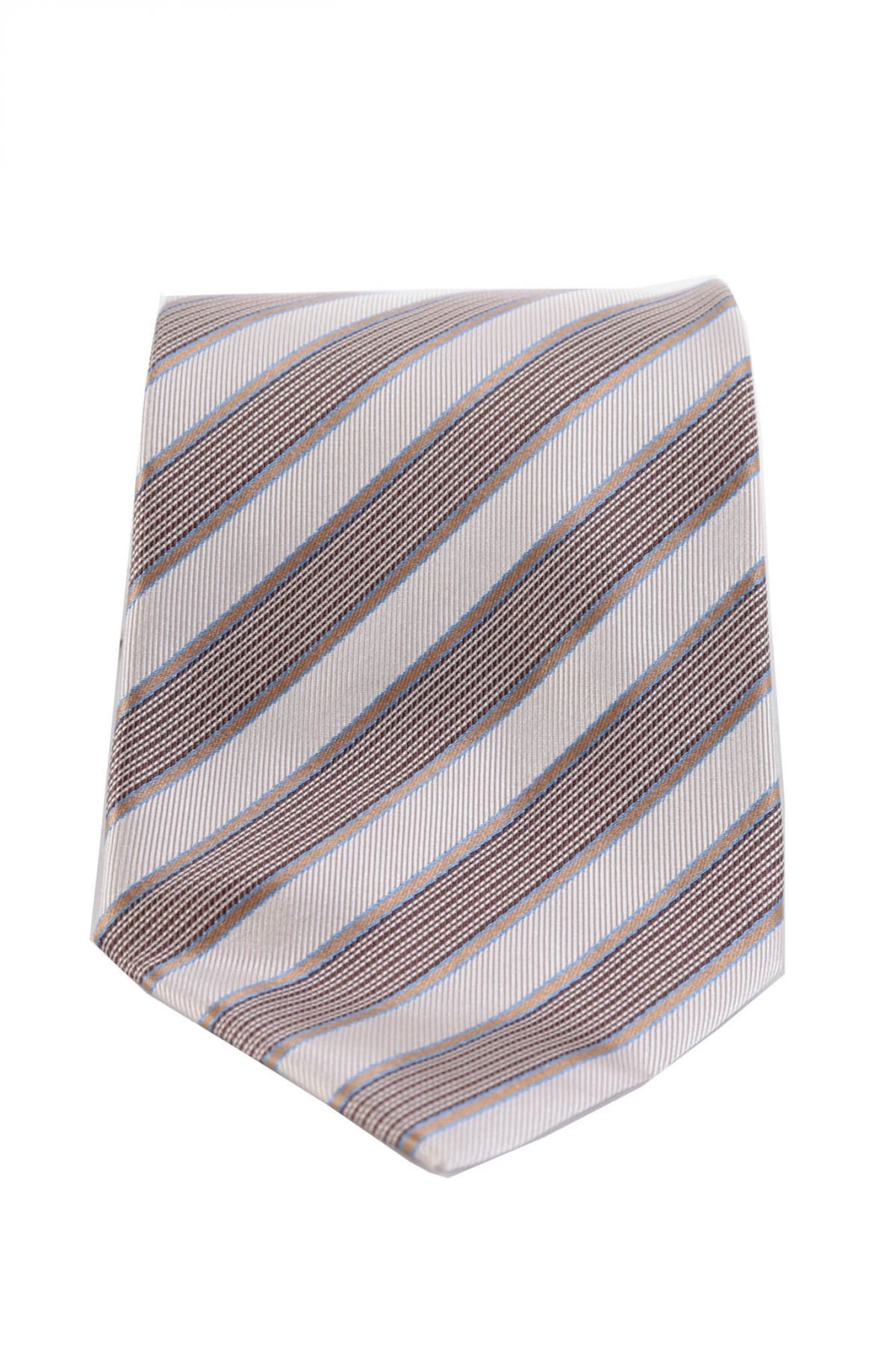 GIORGIO ARMANI ΓΡΑΒΑΤΑ 9,5CM ΡΙΓΕ ΚΑΦΕ-ΛΙΛΑ