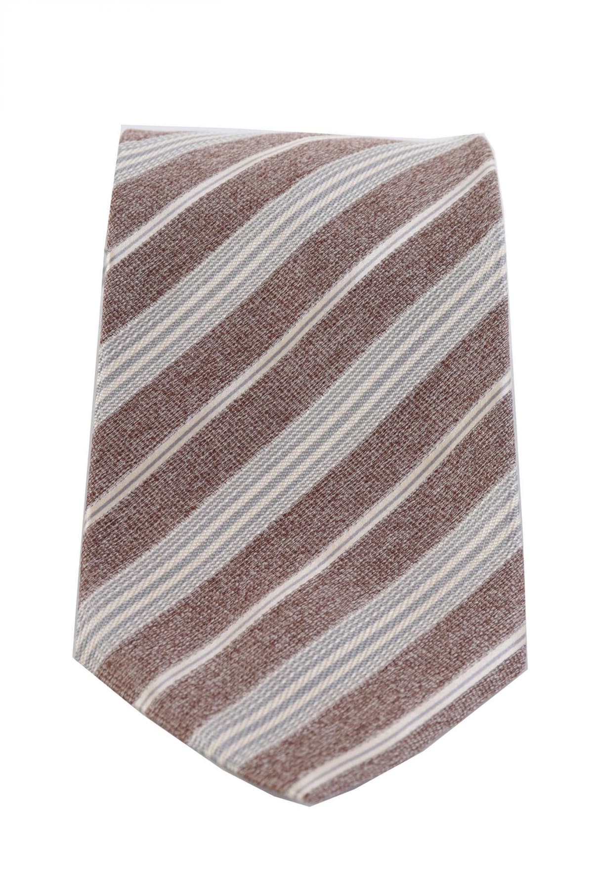 PAL ZILERI ΓΡΑΒΑΤΑ 9CM ΡΙΓΕ ΜΠΕΖ-ΚΑΦΕ