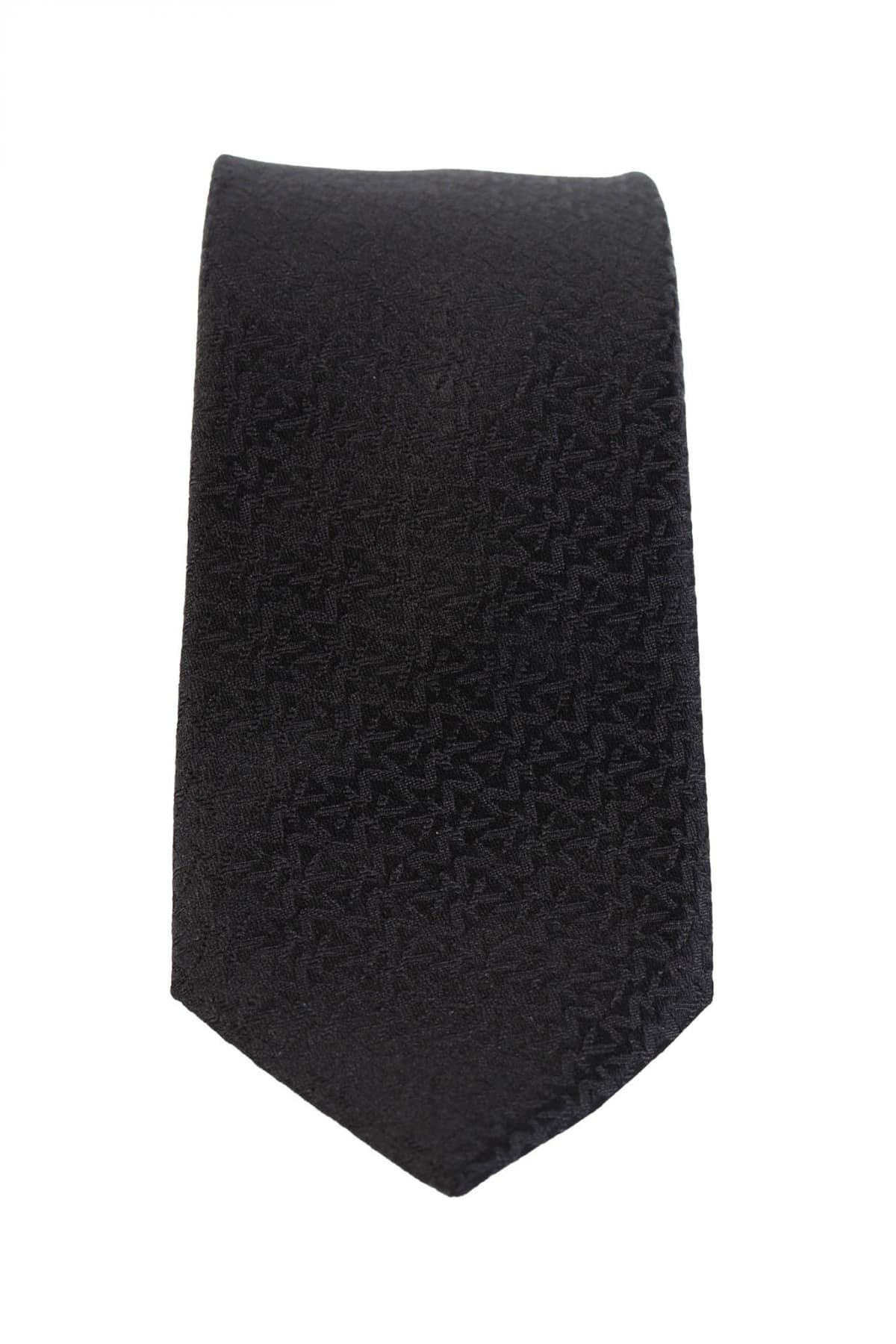 MICHAEL KORS ΓΡΑΒΑΤΑ ALL OVER PRINT LOGO ΜΑΥΡΟ