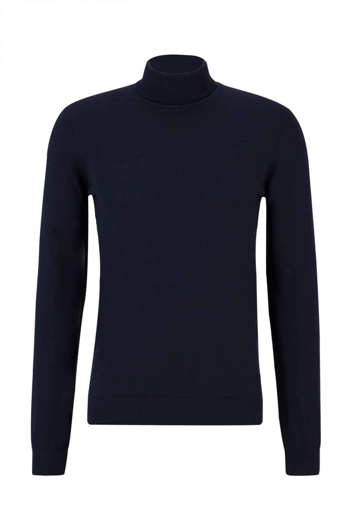 HUGO ΠΛΕΚΤΟ TURTLENECK SAN THOMAS-M ΜΠΛΕ