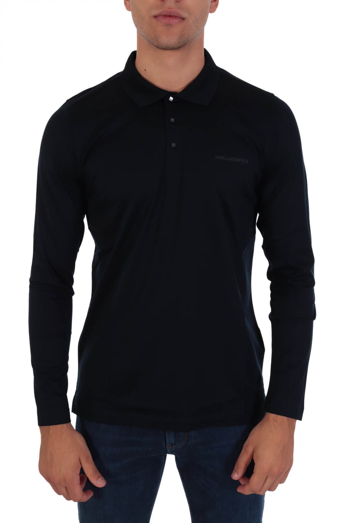 Men's Polo Shirts Karl Lagerfeld Blue