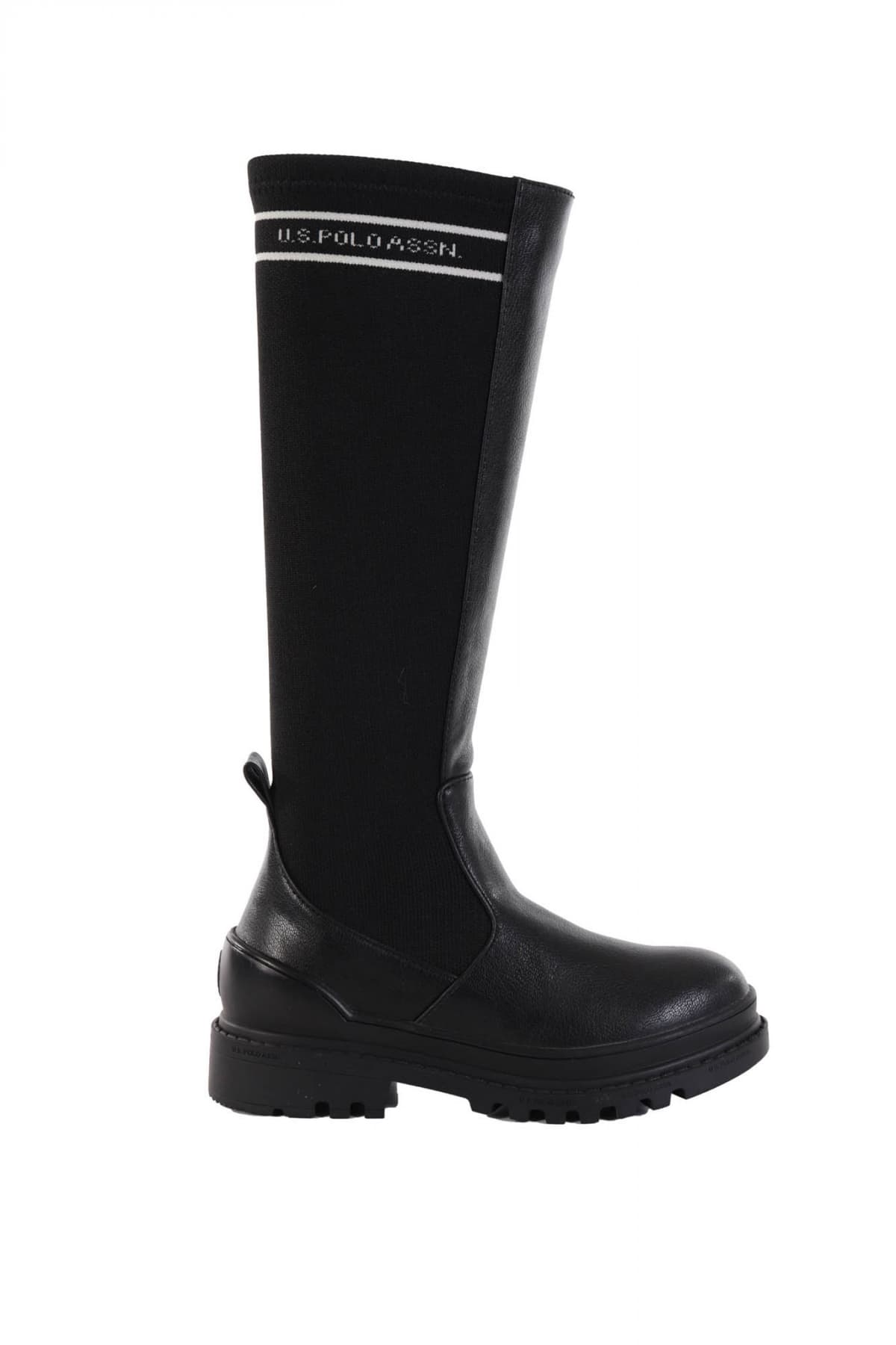 U.S POLO ASSN ΠΑΠΟΥΤΣΙΑ ΜΠΟΤΑ BRUNA001A ΜΑΥΡΟ