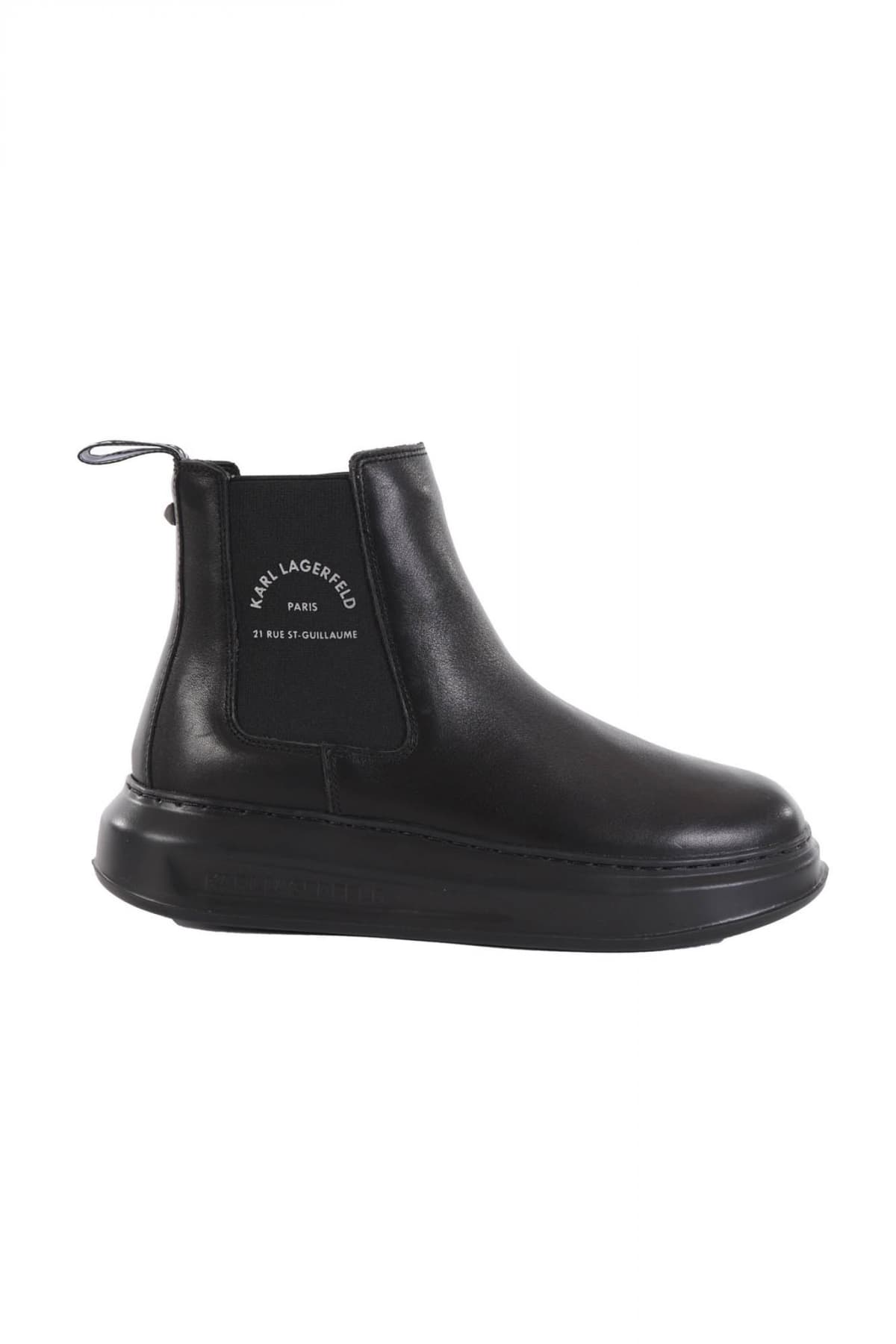 KARL LAGERFELD ΠΑΠΟΥΤΣΙΑ ΜΠΟΤΑΚΙ KAPRI MENS MAISON GORE MID BOOT ΜΑΥΡΟ