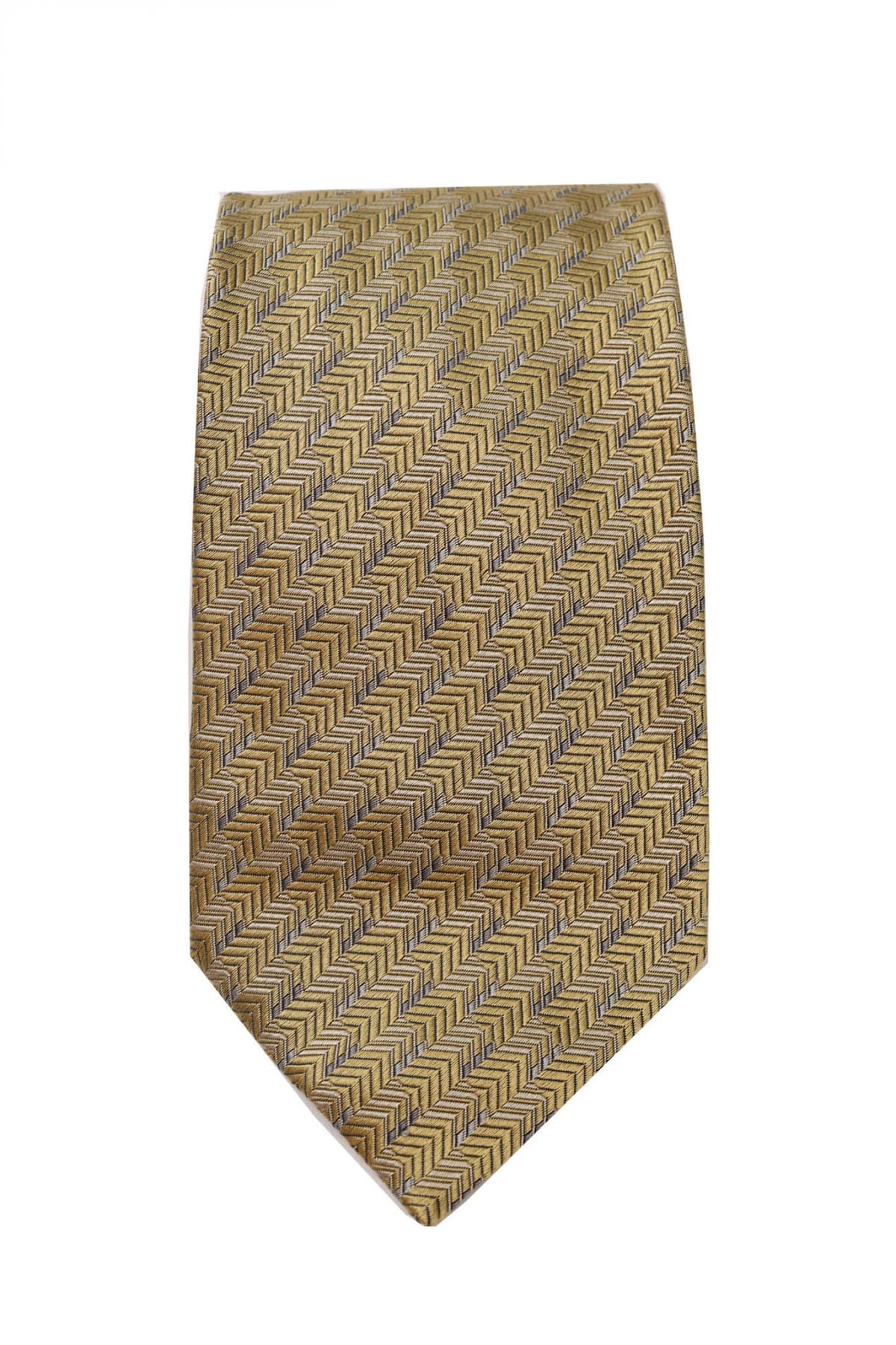 ARMANI COLLEZIONI ΓΡΑΒΑΤΑ 9.5CM ΣΧΕΔΙΑΣΤΗ ΚΙΤΡΙΝΗ