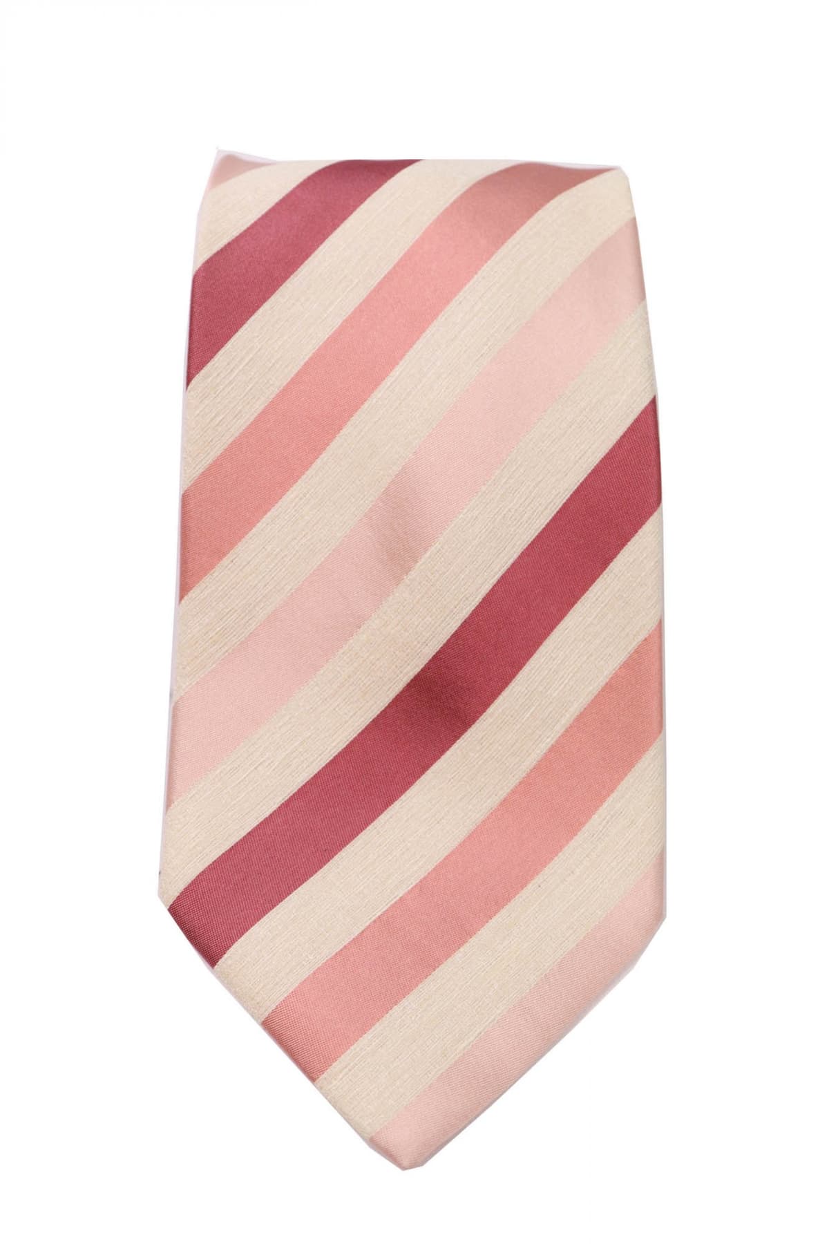 GIORGIO ARMANI ΓΡΑΒΑΤΑ 9,5CM ΡΙΓΕ ΜΠΕΖ-ΡΟΖ