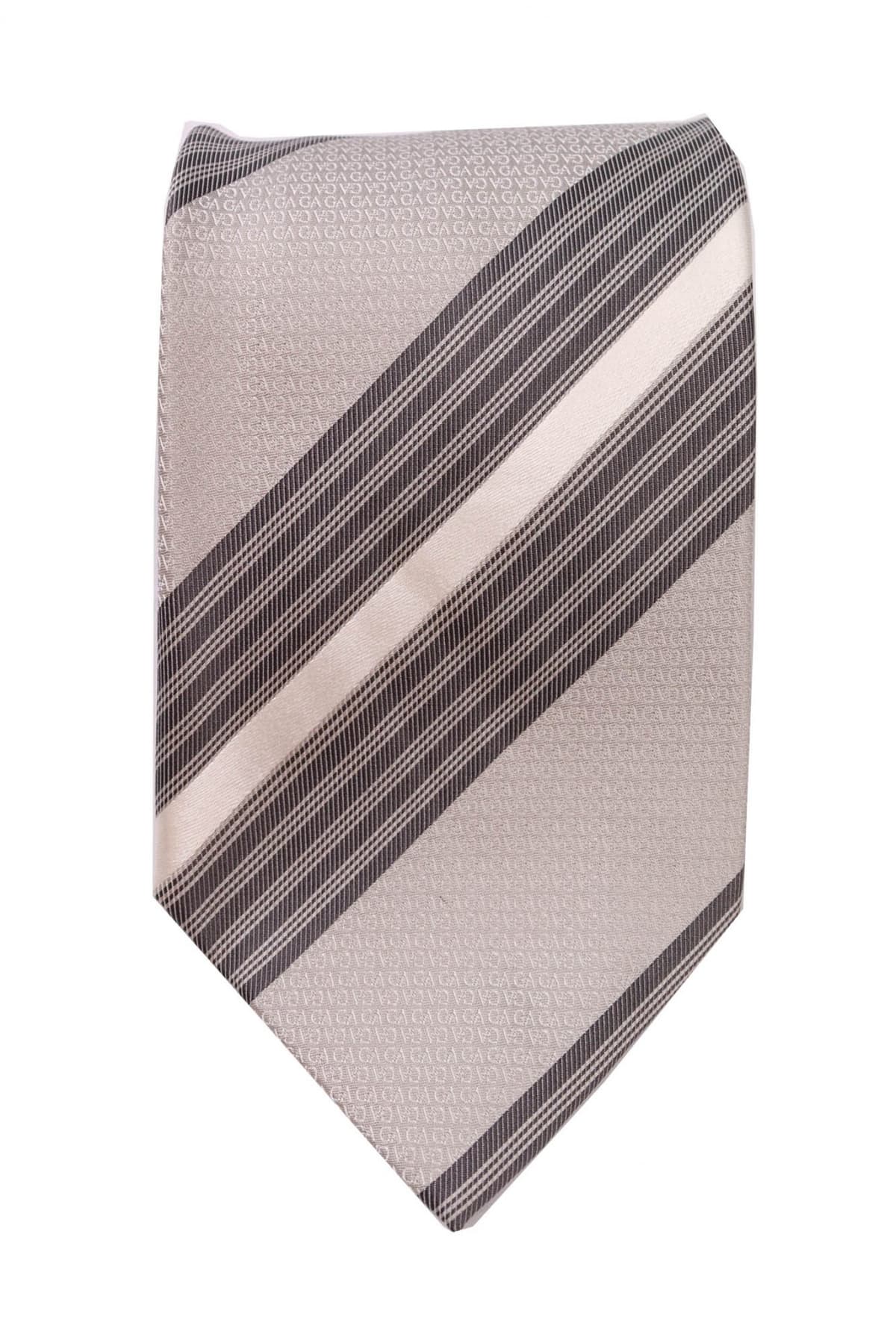 GIORGIO ARMANI ΓΡΑΒΑΤΑ 9.5CM ΡΙΓΕ ΓΚΡΙ