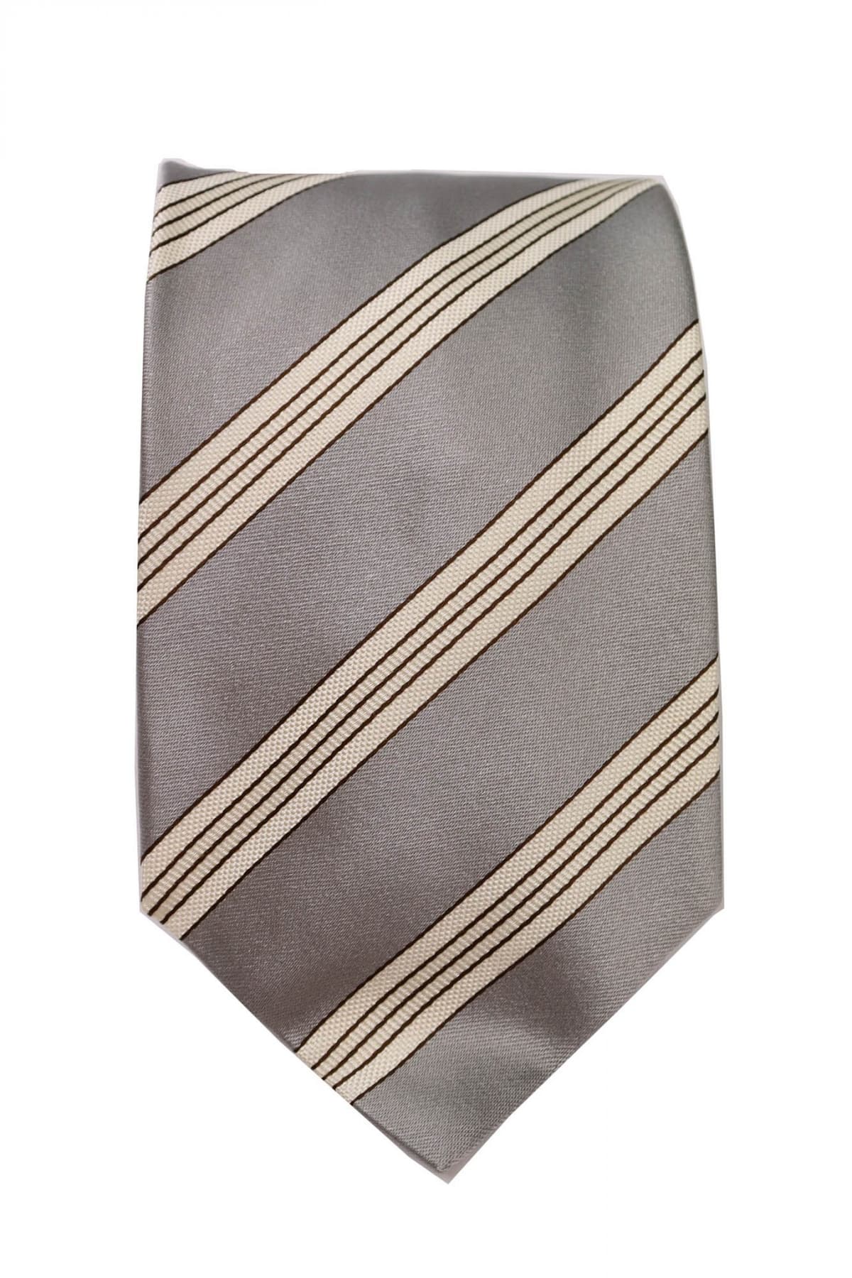 PAL ZILERI ΓΡΑΒΑΤΑ 9CM ΡΙΓΕ ΓΚΡΙ