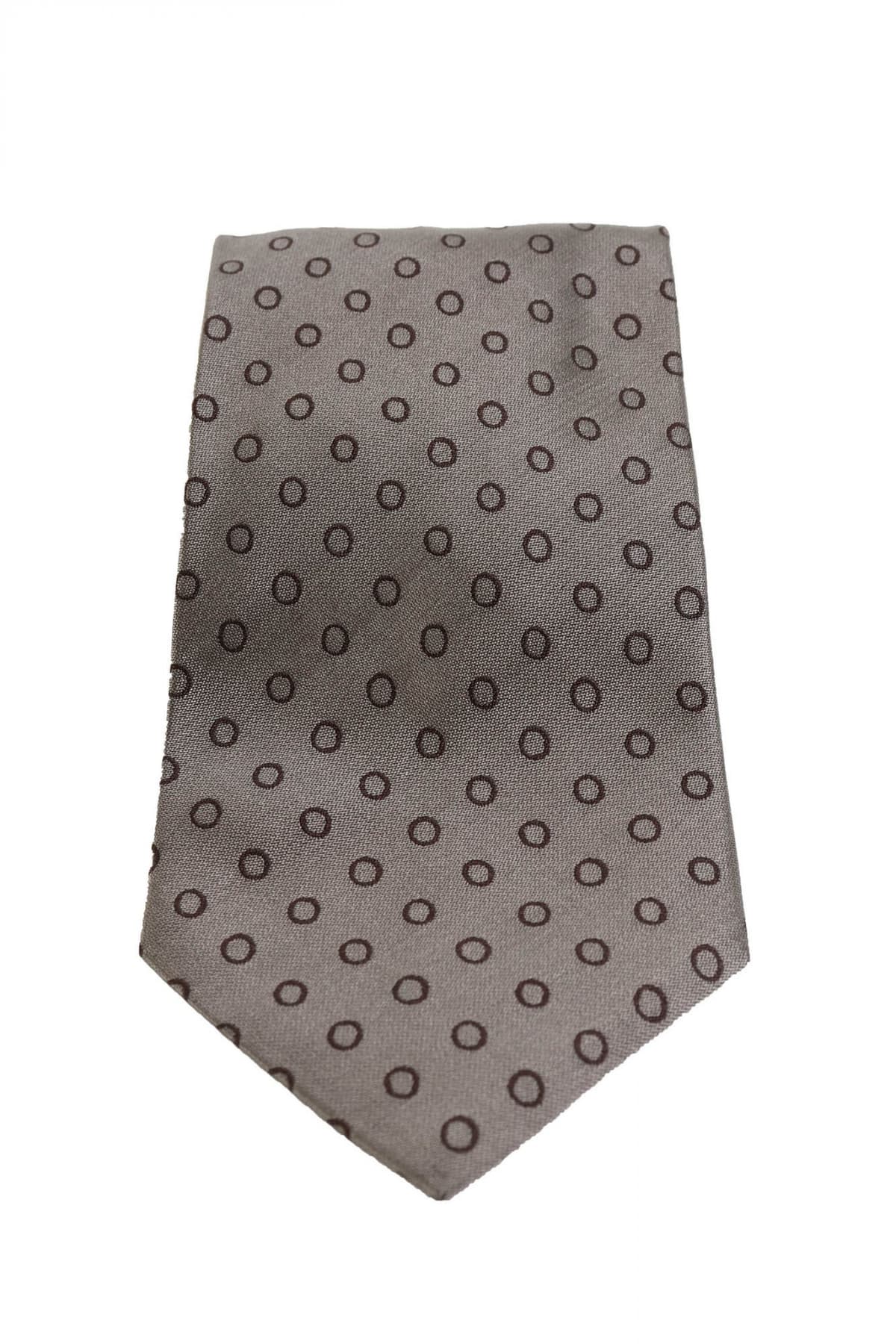 GIORGIO ARMANI ΓΡΑΒΑΤΑ 10CM ΡΙΓΕ ΜΠΕΖ-ΧΡΥΣΟ