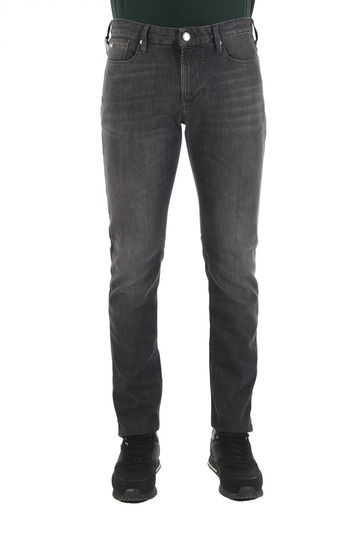 EMPORIO ARMANI ΠΑΝΤΕΛΟΝΙ JEANS J06 SLIM FIT ΑΝΘΡΑΚΙ