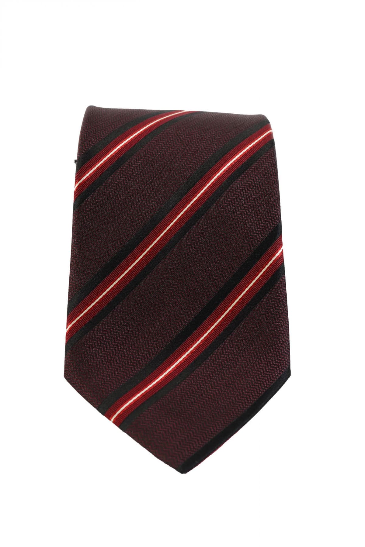 BOSS ΓΡΑΒΑΤΑ 9CM ΡΙΓΕ ΧΡΥΣΟ-ΓΚΡΙ