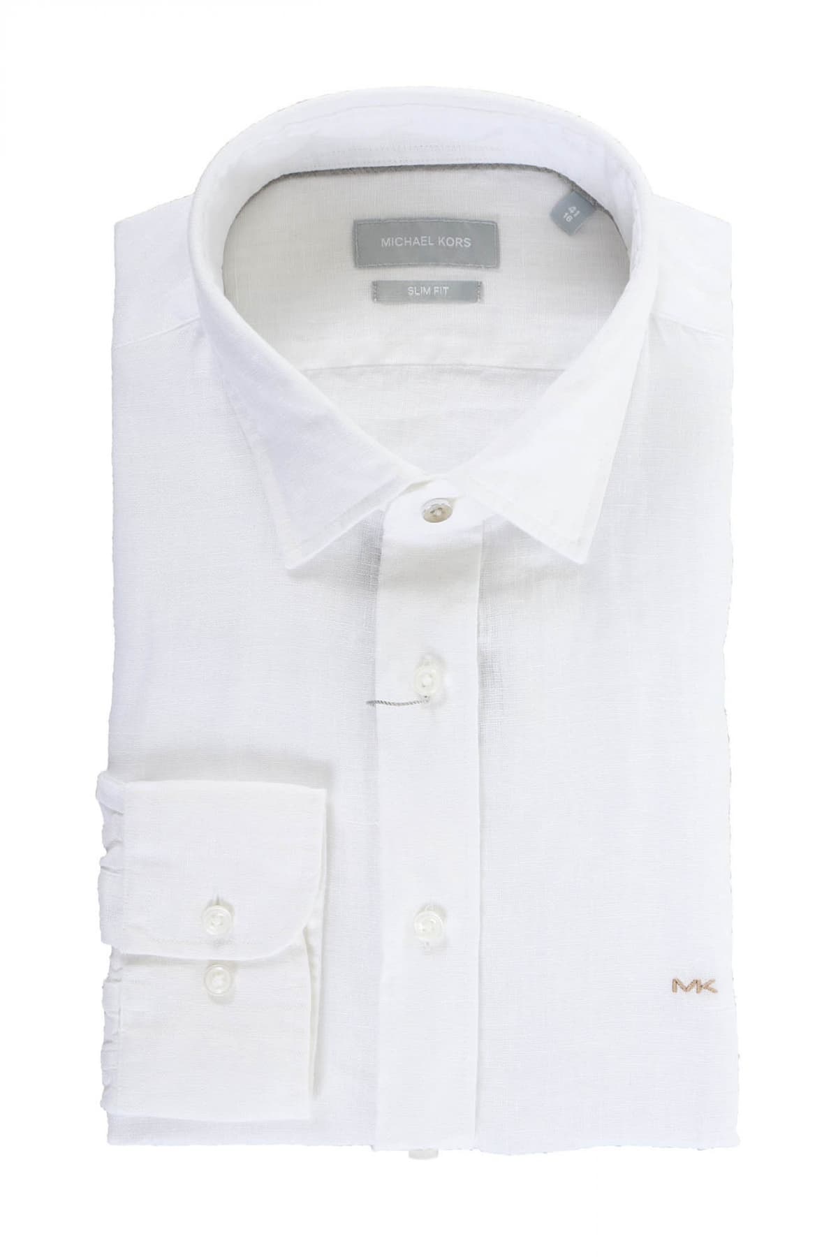 MICHAEL KORS ΠΟΥΚΑΜΙΣΟ SLIM FIT ΛΙΝΟ ΣΙΕΛ