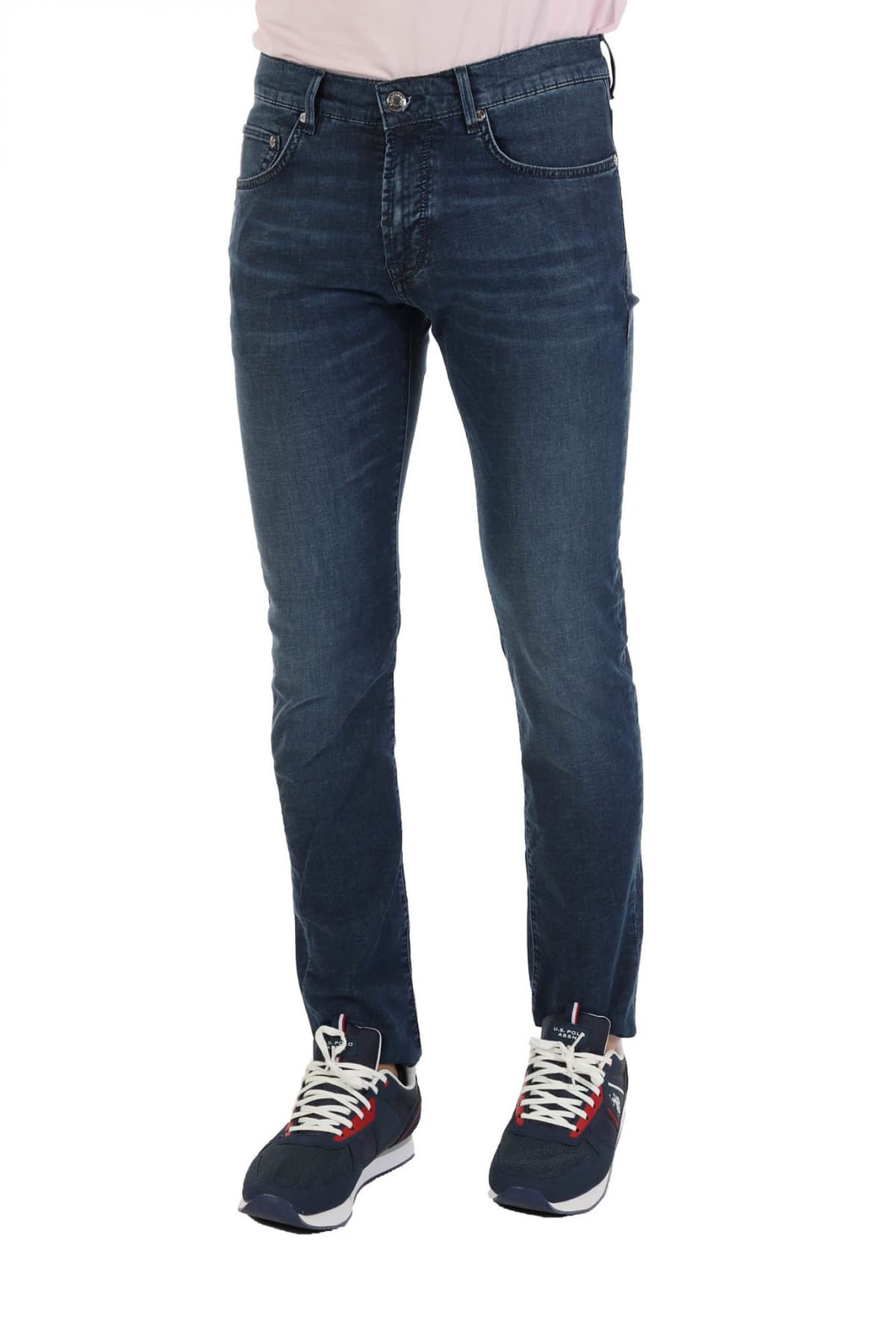 BALDESSARINI ΠΑΝΤΕΛΟΝΙ JEANS TAPERED FIT JAYDEN ΜΠΛΕ