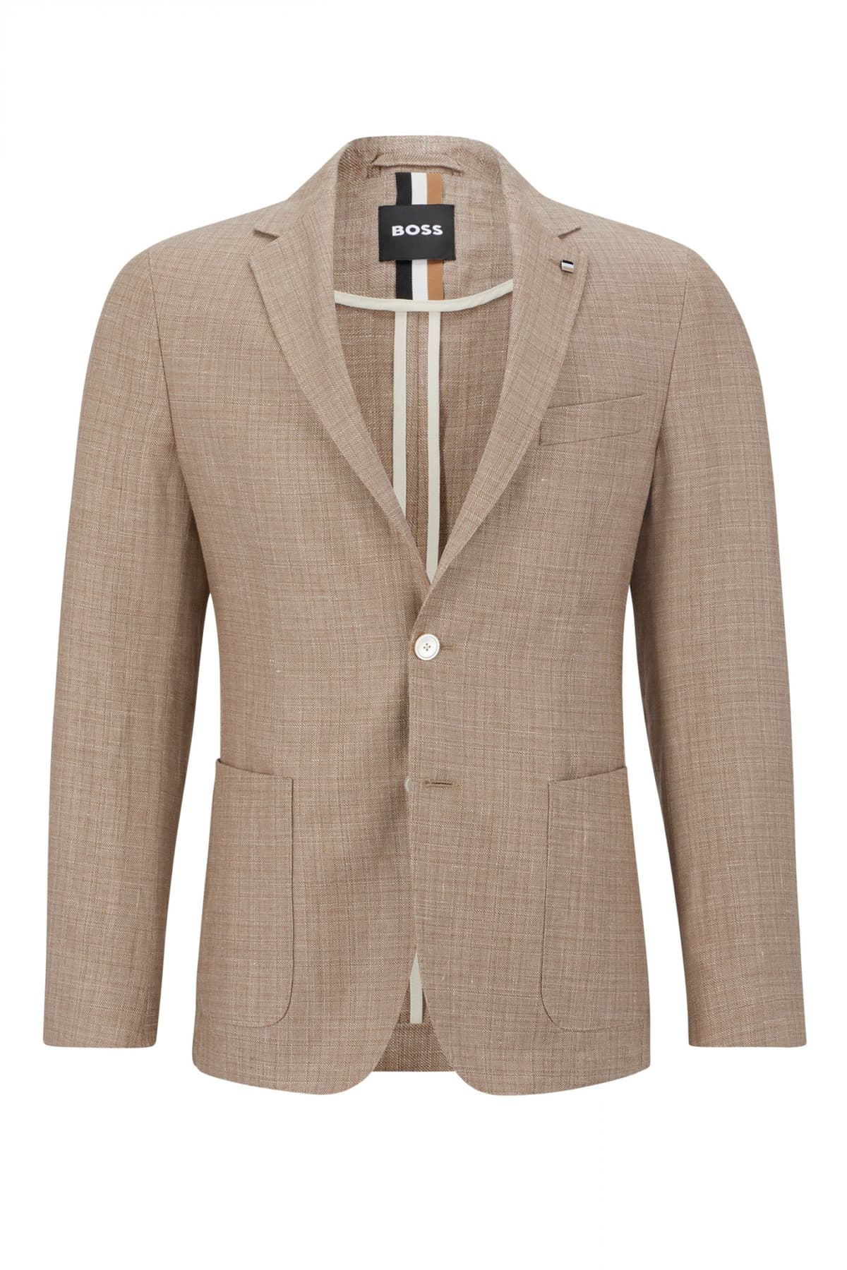 BOSS ΣΑΚΑΚΙ ΛΙΝΟ ΑΦΟΔΡΟ SLIM FIT C-HANRY-232 ΧΑΚΙ