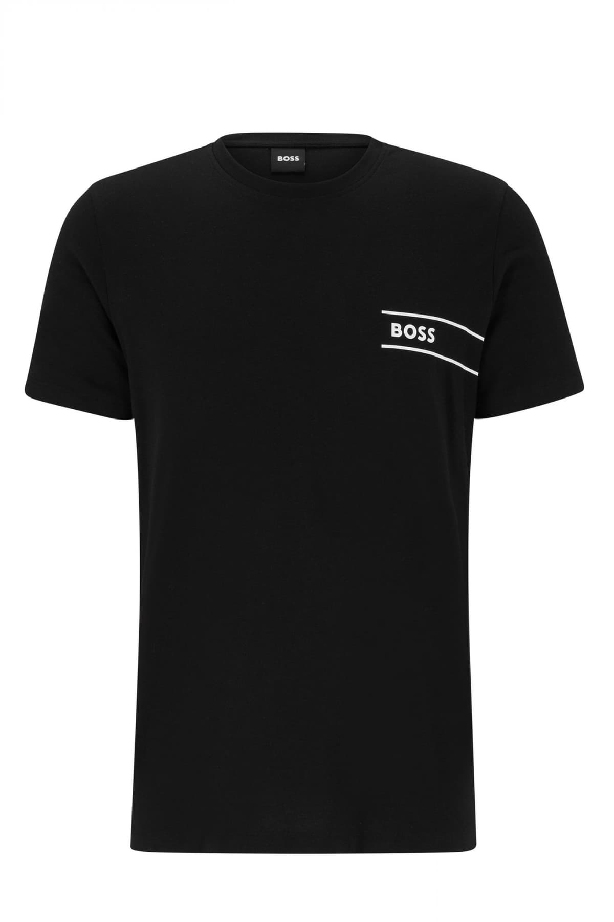 BOSS ΕΣΩΡΟΥΧΟ T-SHIRT RN CREW NECK ΜΑΥΡΟ