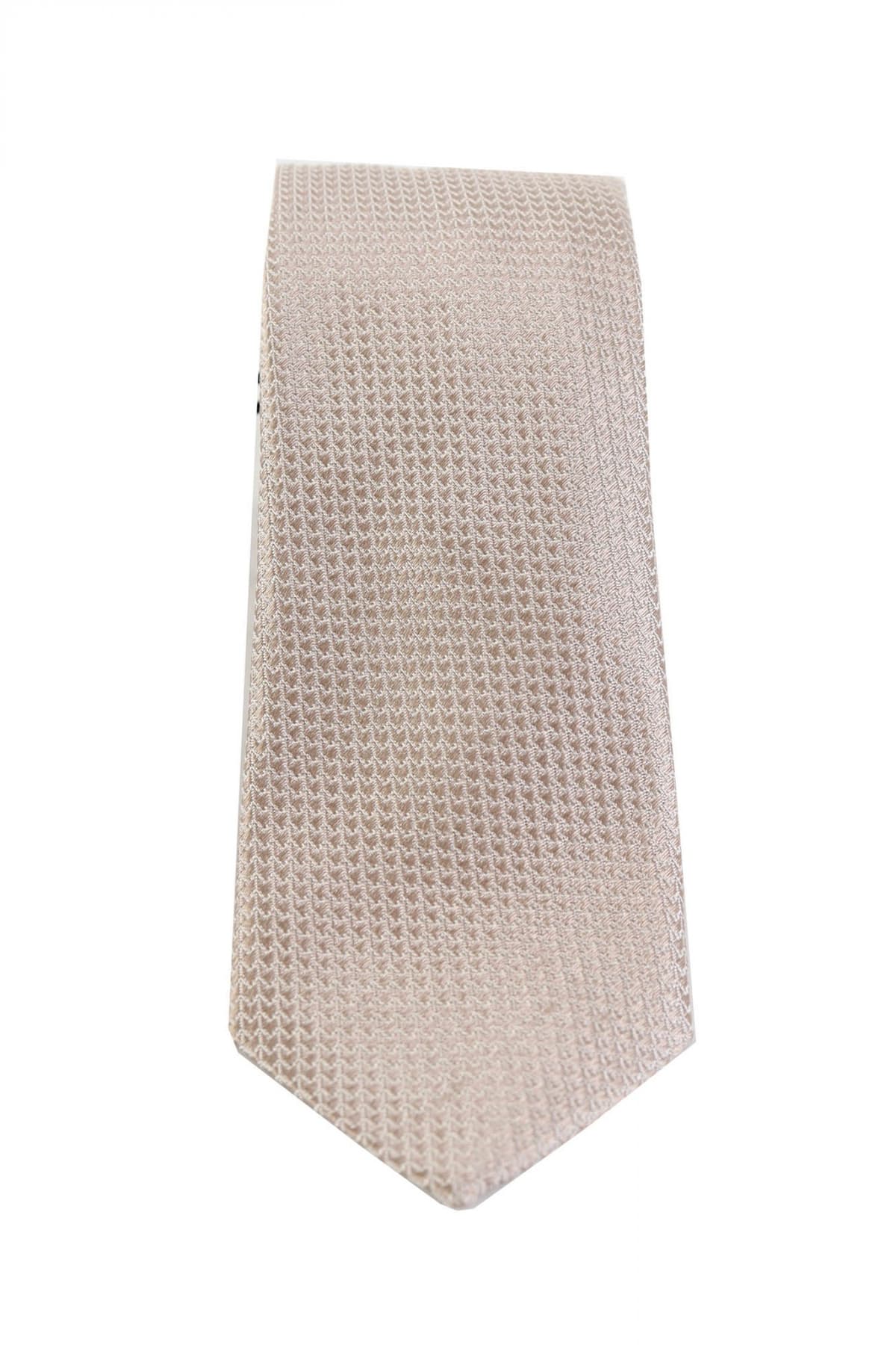 KARL LAGERFELD ΓΡΑΒΑΤΑ ΜΙΚΡΟΣΧΕΔΙΟ ΕΚΡΟΥ