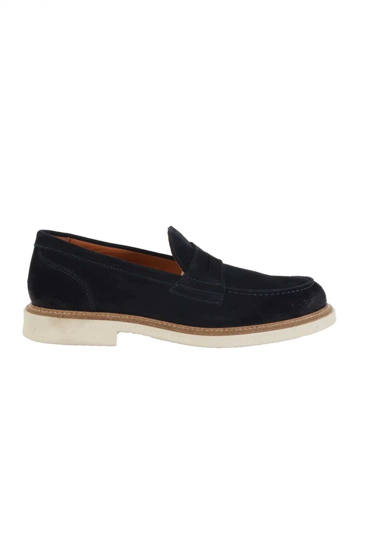 MARCO FERRETTI ΠΑΠΟΥΤΣΙΑ LOAFER ANTIK SUEDE ΜΠΛΕ