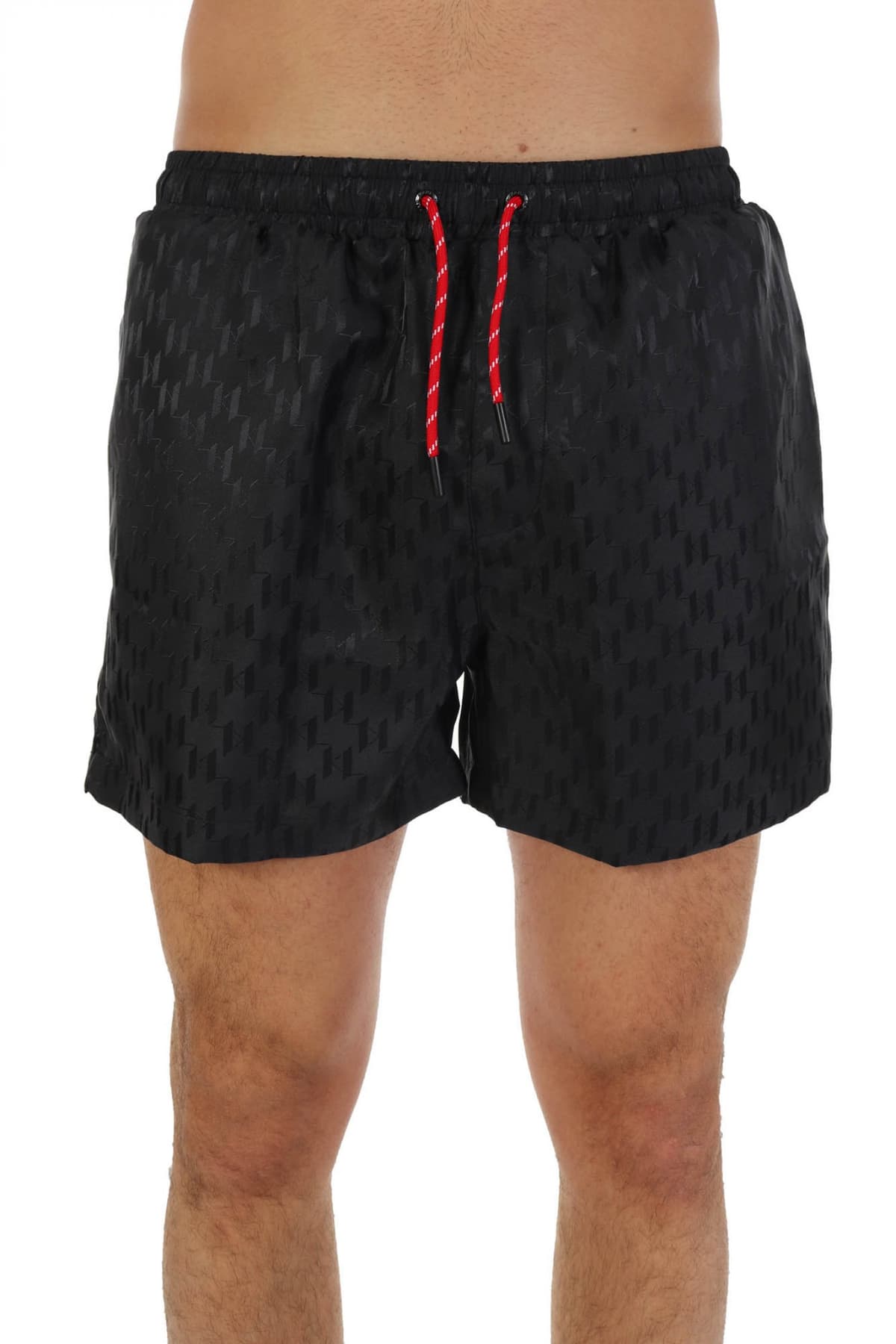 KARL LAGERFELD ΜΑΓΙΩ ALL OVER MONOGRAM LOGO ΡΟΥΑ ΜΠΛΕ