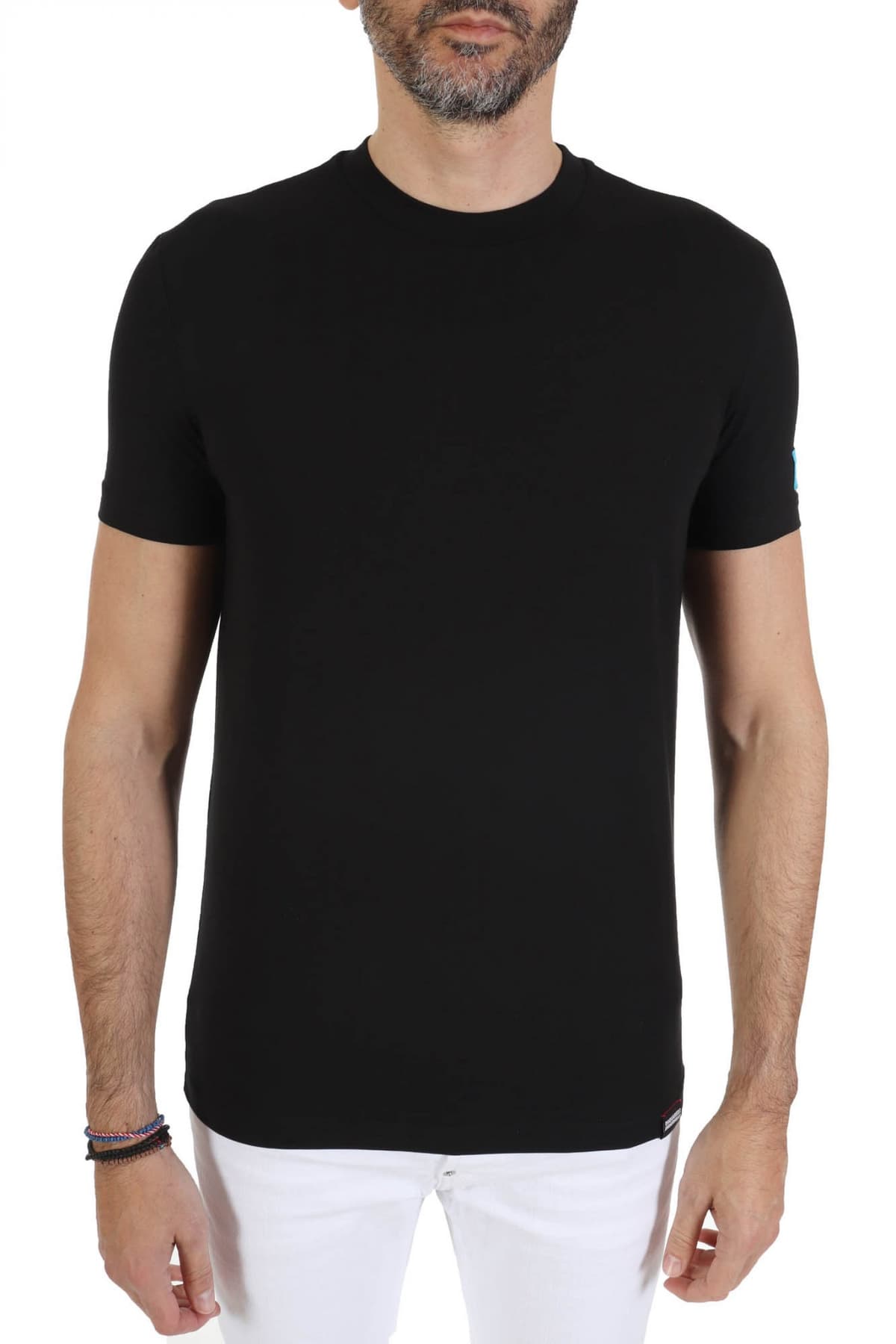DSQUARED2 UNDERWEAR ΕΣΩΡΟΥΧΟ T-SHIRT ROUND NECK ΚΟΚΚΙΝΟ ΛΕΥΚΟ