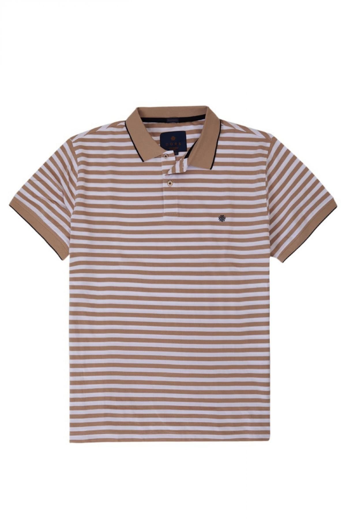 DORS POLO PIQUE STRIPED ΜΠΕΖ