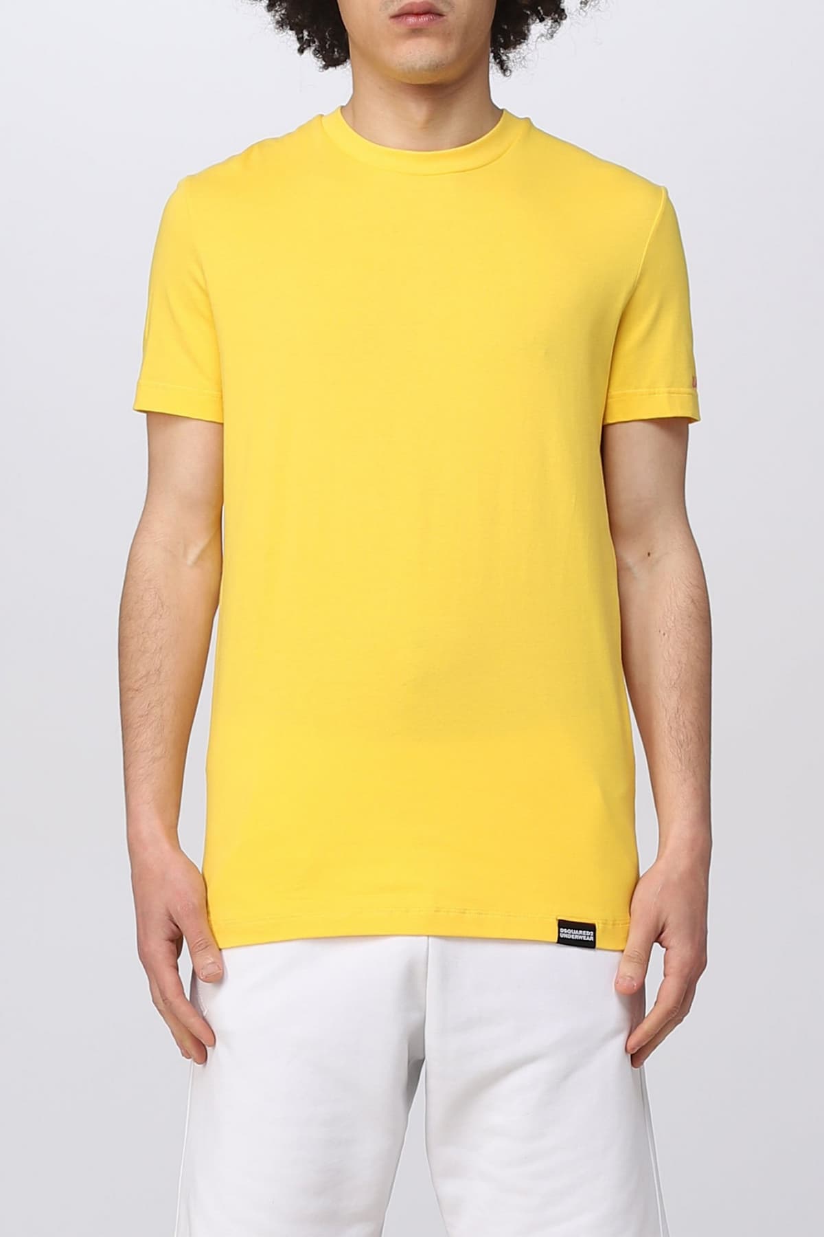 DSQUARED2 UNDERWEAR ΕΣΩΡΟΥΧΟ T-SHIRT ROUND NECK ΓΑΛΑΖΙΟ