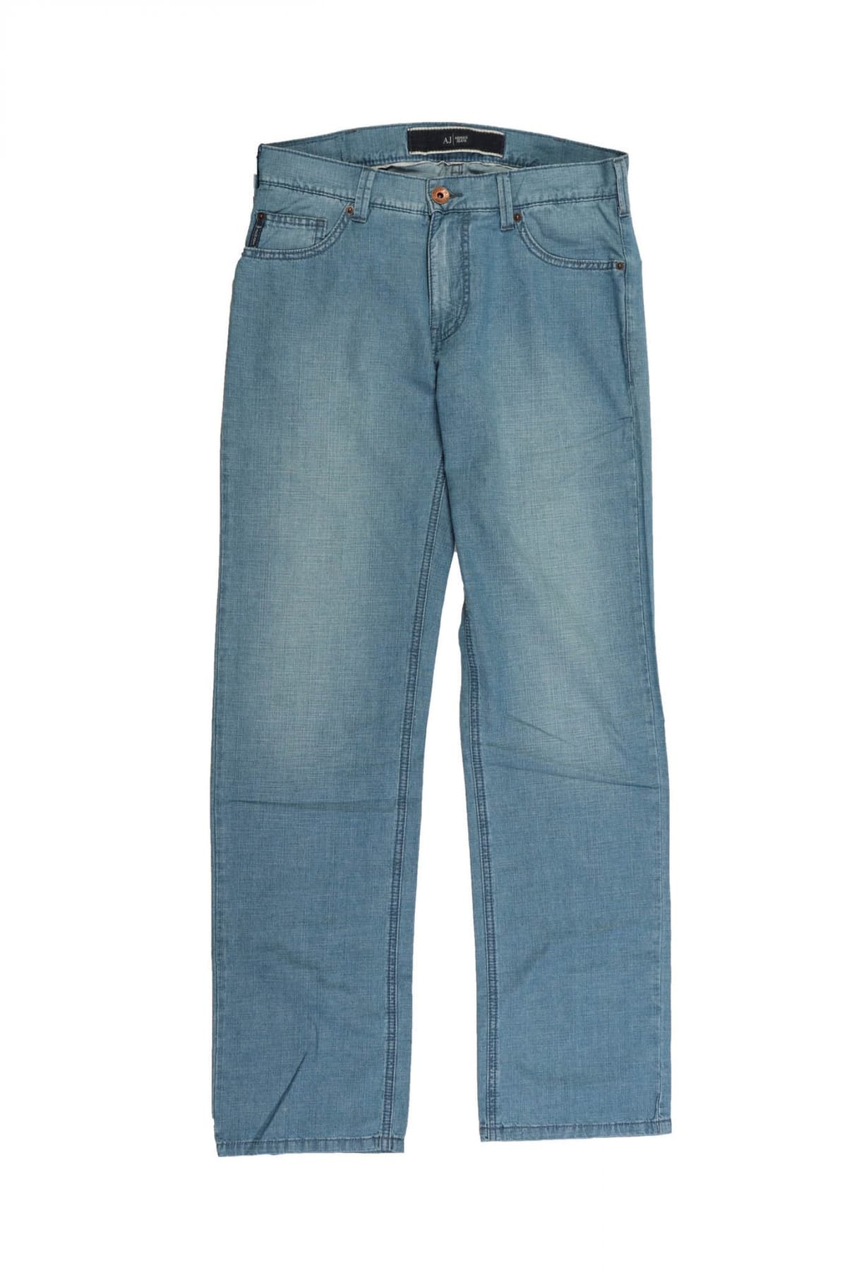 ARMANI JEANS ΠΑΝΤΕΛΟΝΙ JEANS CLASSIC WAIST REGULAR STRAIGHT LEG ΑΝΟΙΧΤΟ ΜΠΛΕ